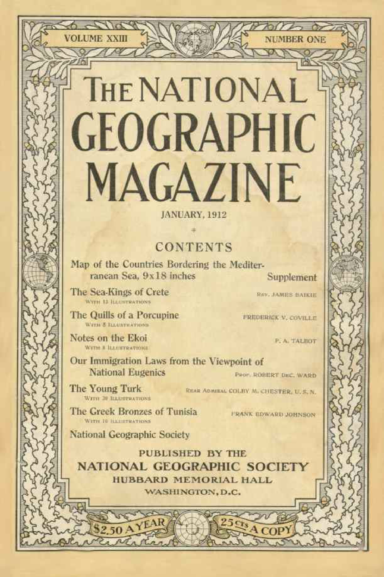 [해외잡지] National Geographic 1912-01 023-01 Jan