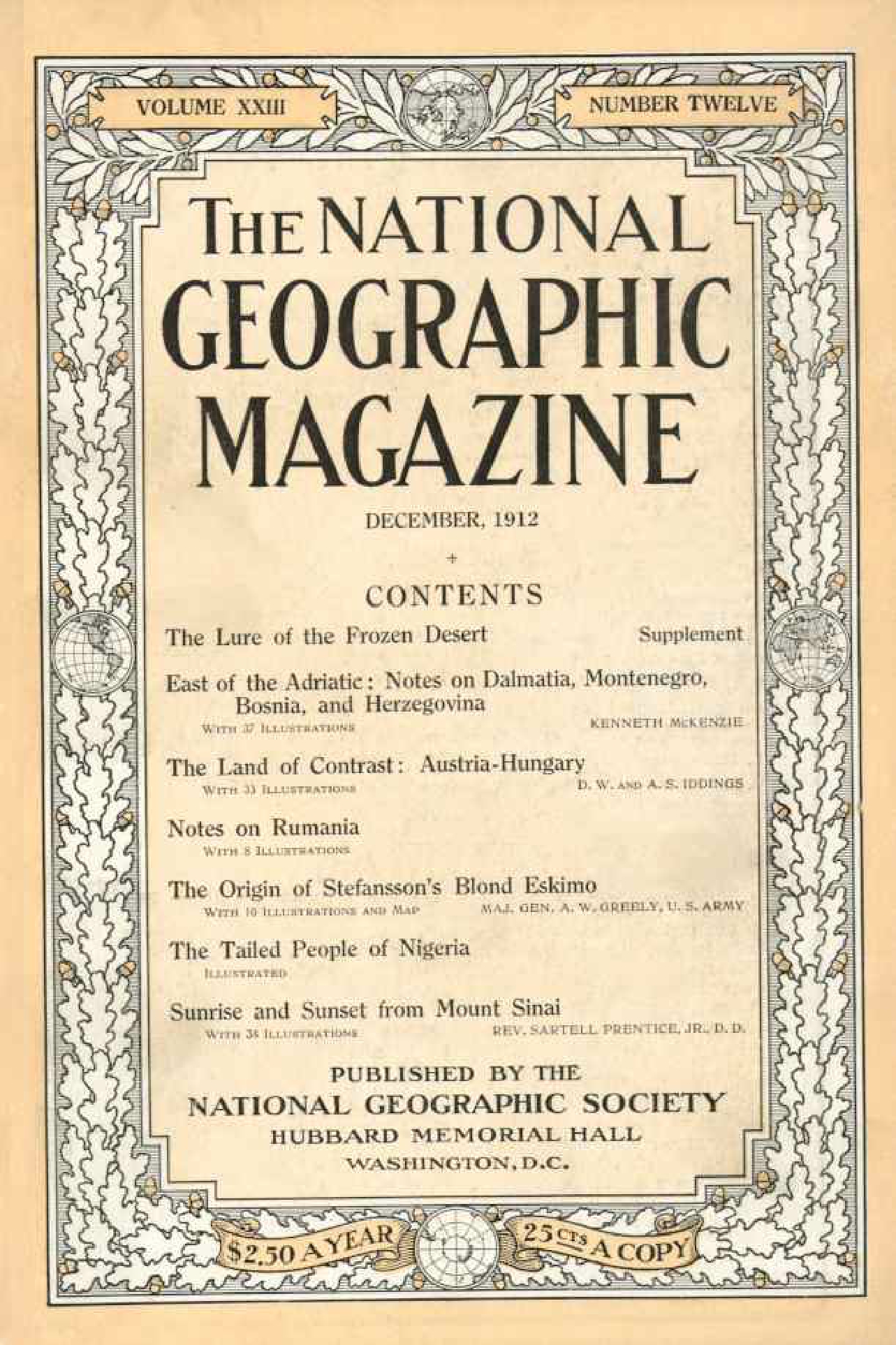 [해외잡지] National Geographic 1912-12 023-12 Dec