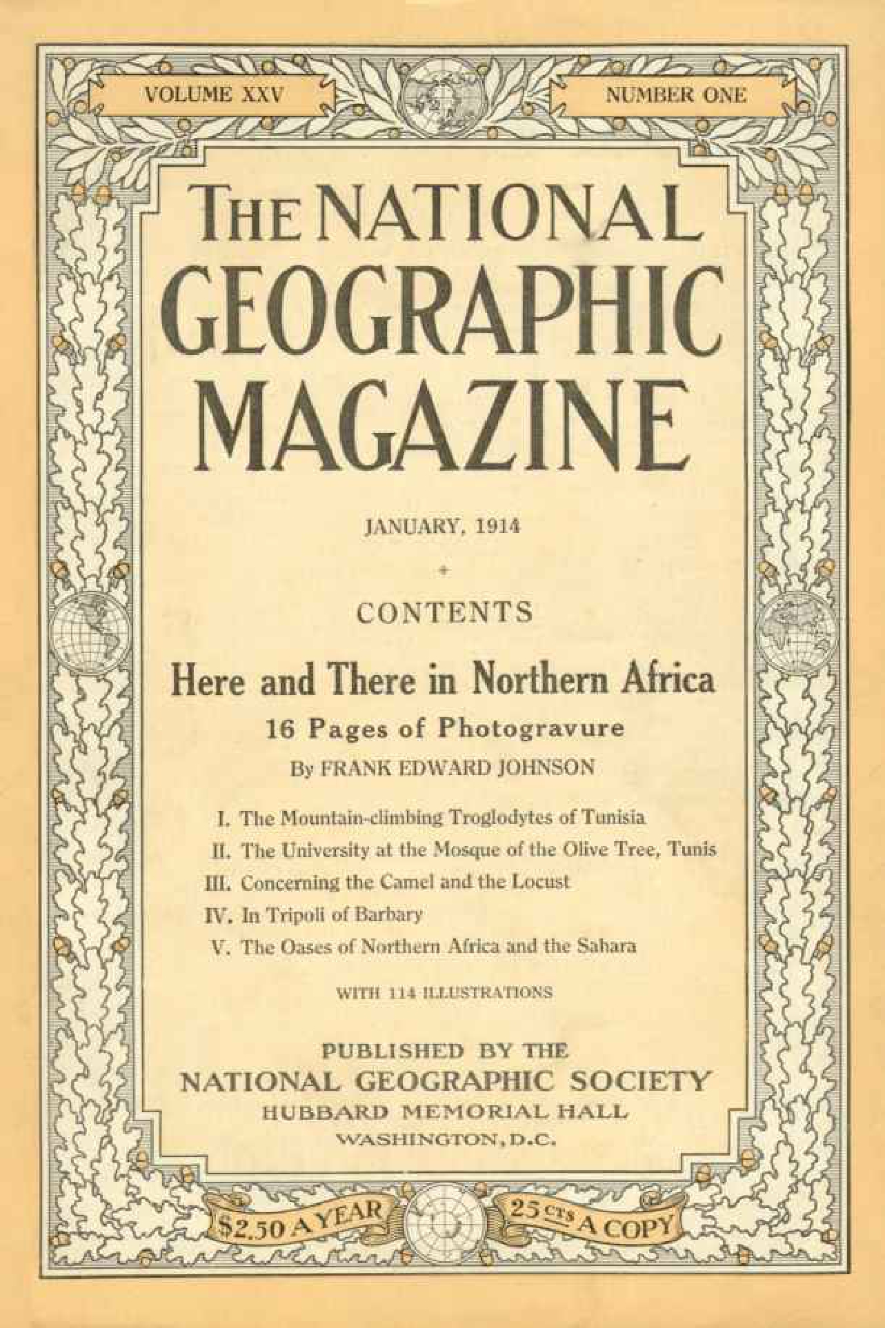 [해외잡지] National Geographic 1914-01 025-1 Jan