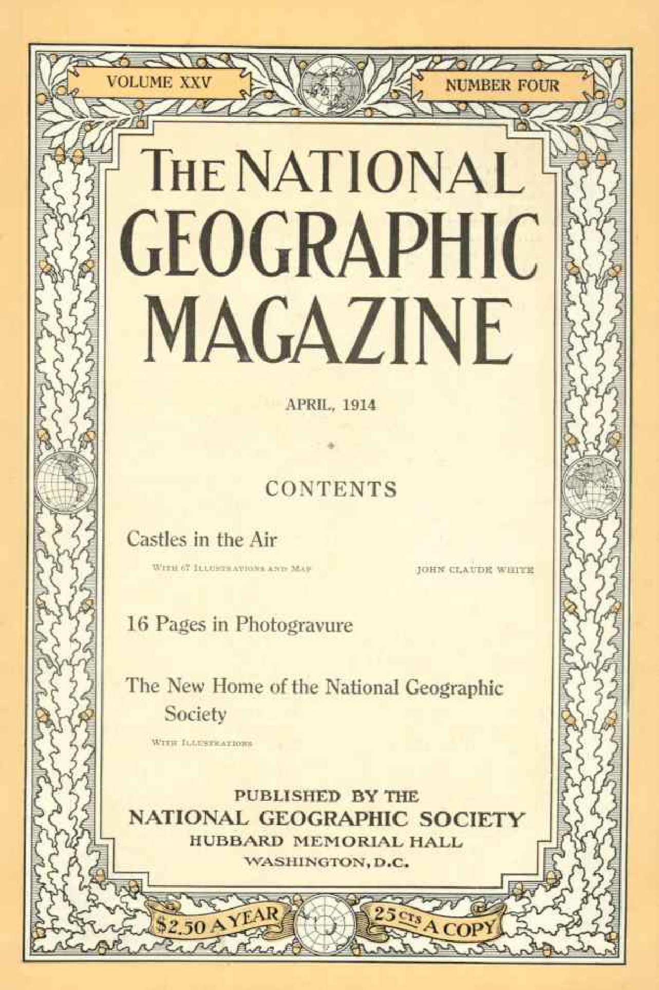 [해외잡지] National Geographic 1914-04 025-4 Apr
