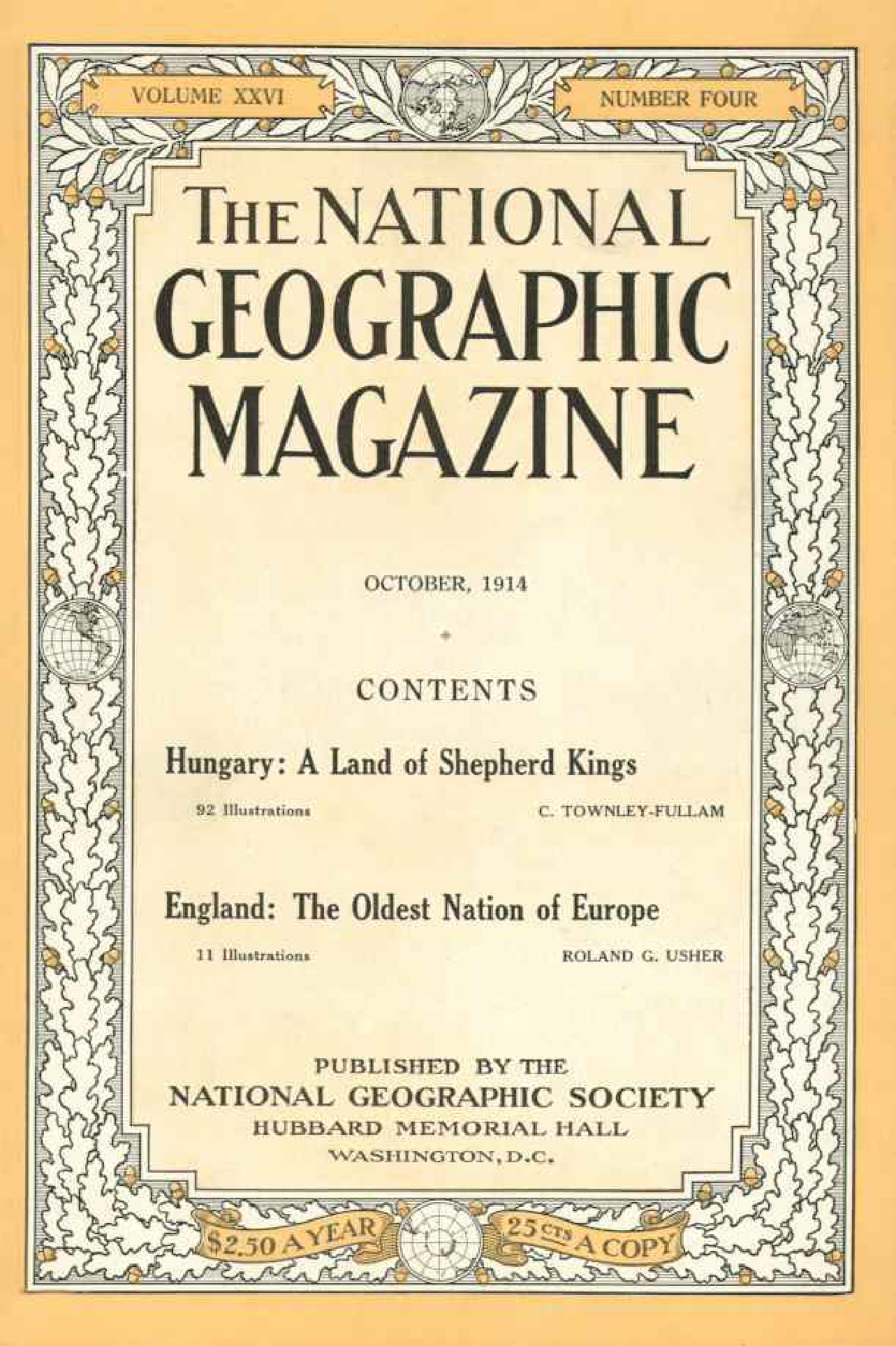 [해외잡지] National Geographic 1914-10 026-4 Oct