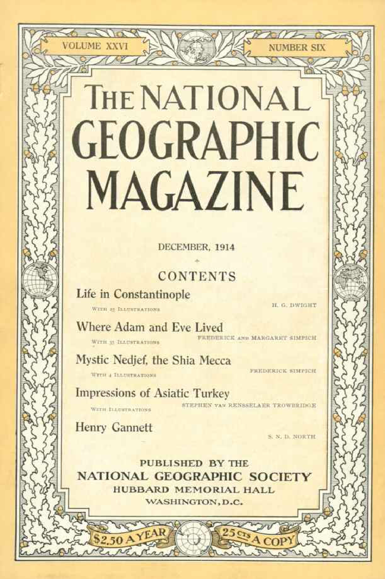 [해외잡지] National Geographic 1914-12 026-6 Dec