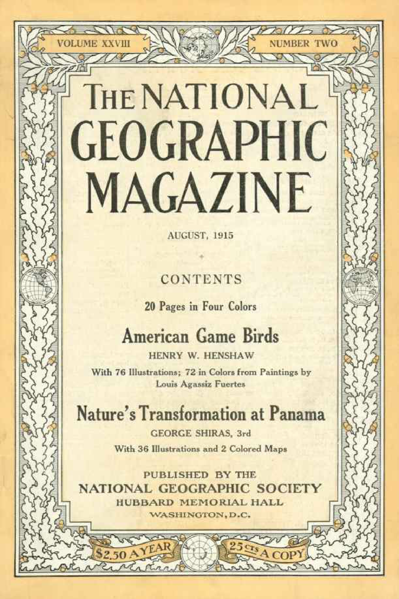 [해외잡지] National Geographic 1915-08 028-2 Aug