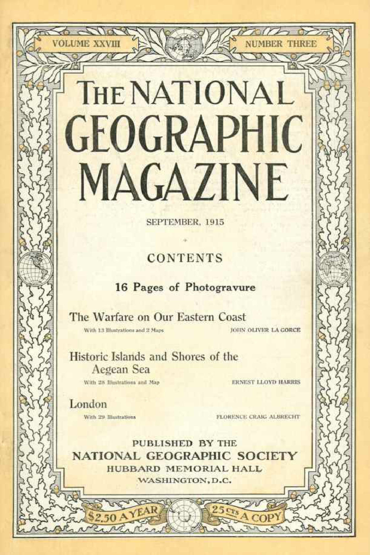 [해외잡지] National Geographic 1915-09 028-3 Sep