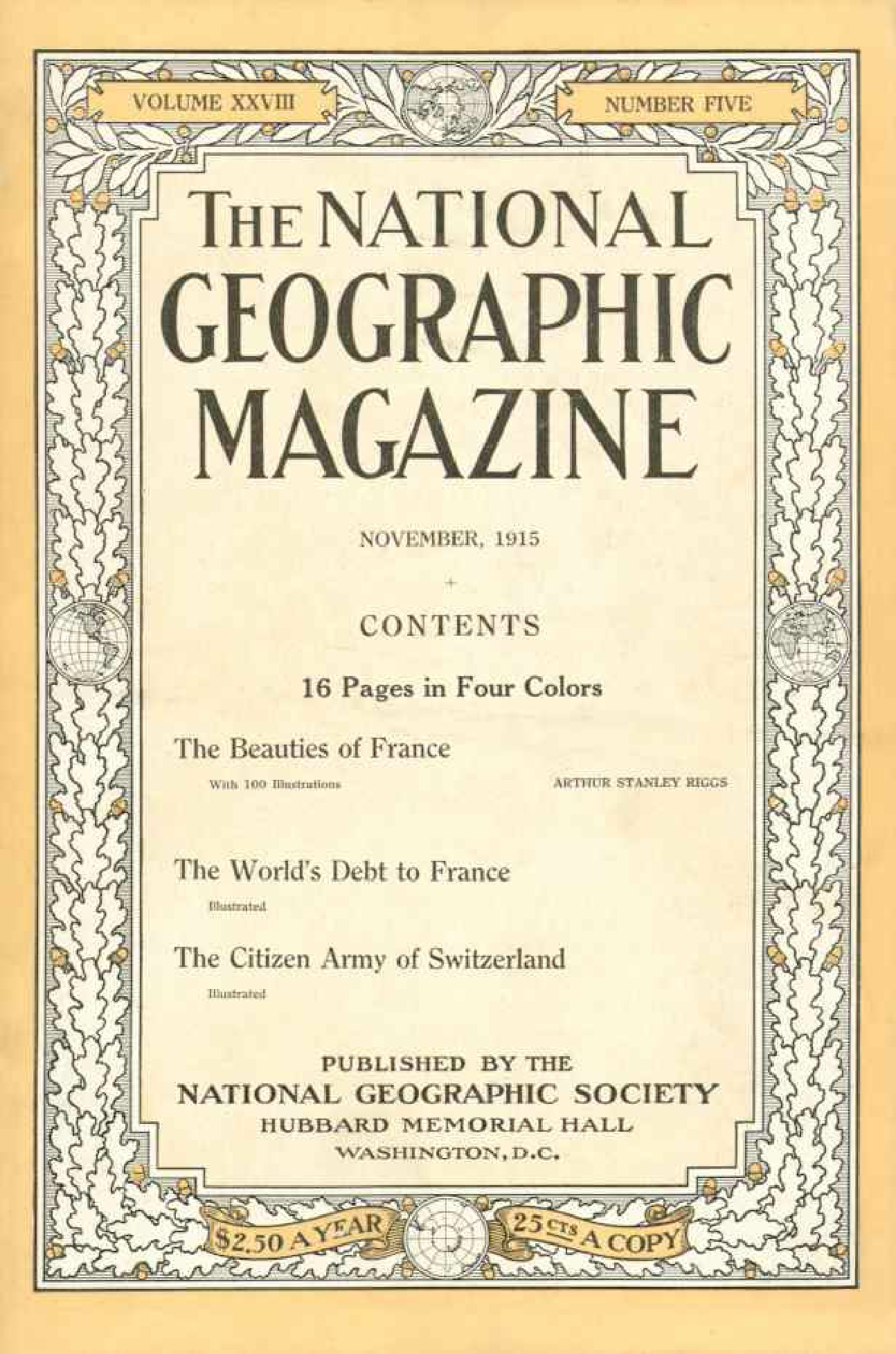 [해외잡지] National Geographic 1915-11 028-5 Nov
