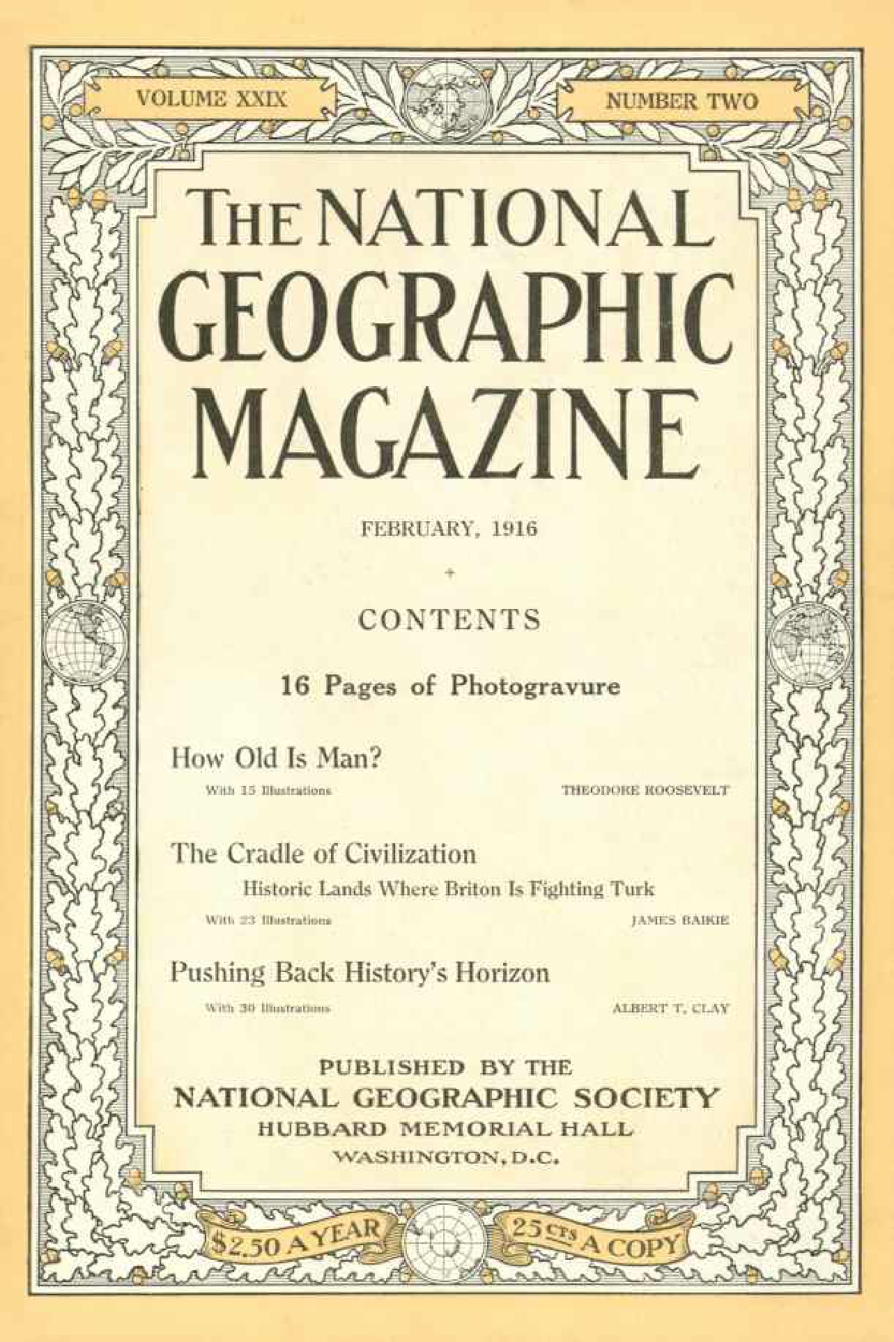 [해외잡지] National Geographic 1916-02 029-2 Feb
