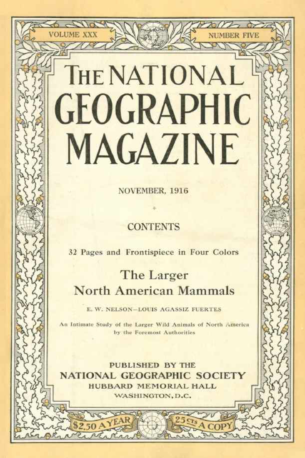 [해외잡지] National Geographic 1916-11 030-5 Nov