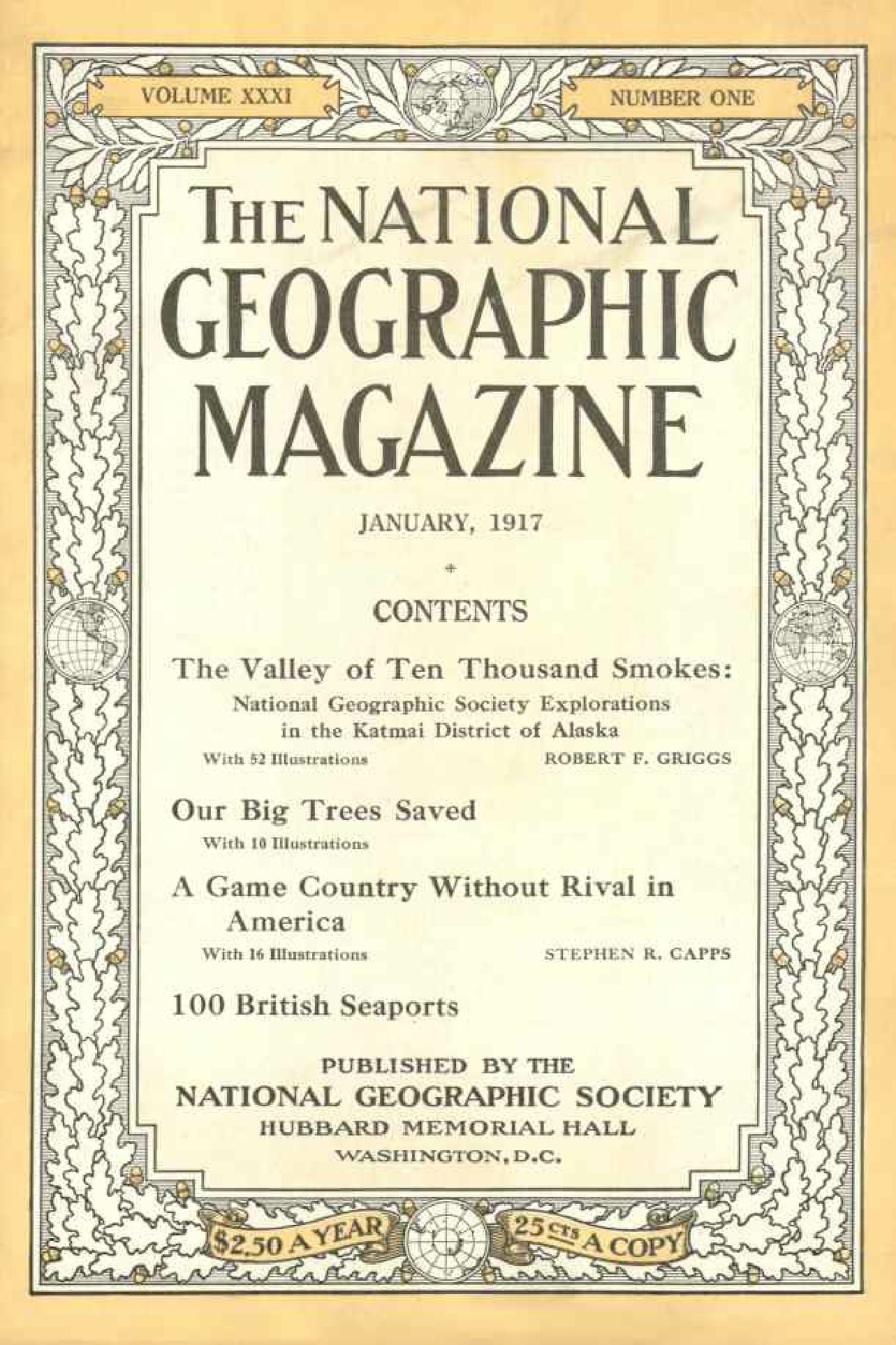 [해외잡지] National Geographic 1917-01 031-1 Jan
