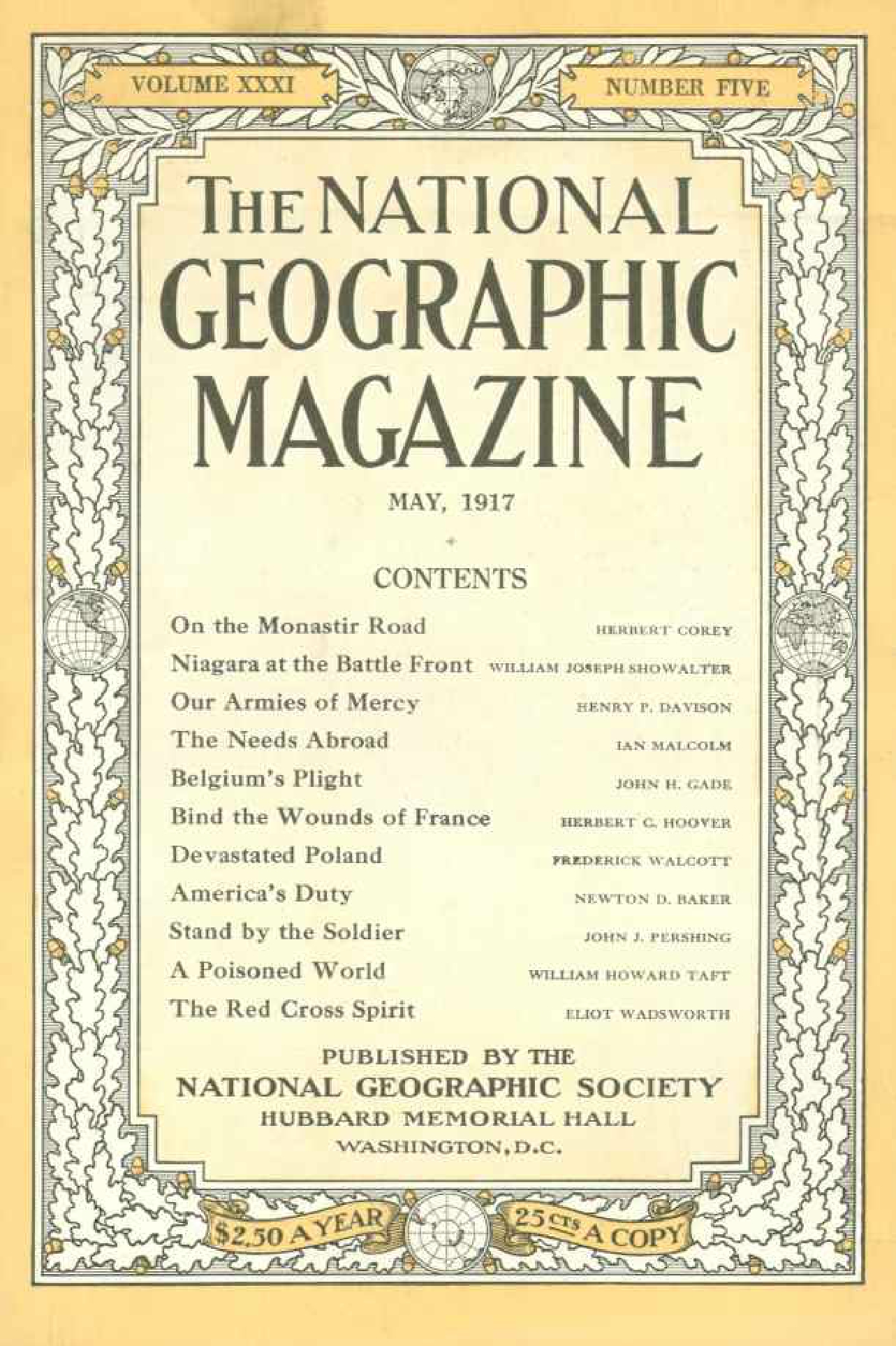 [해외잡지] National Geographic 1917-05 031-5 May
