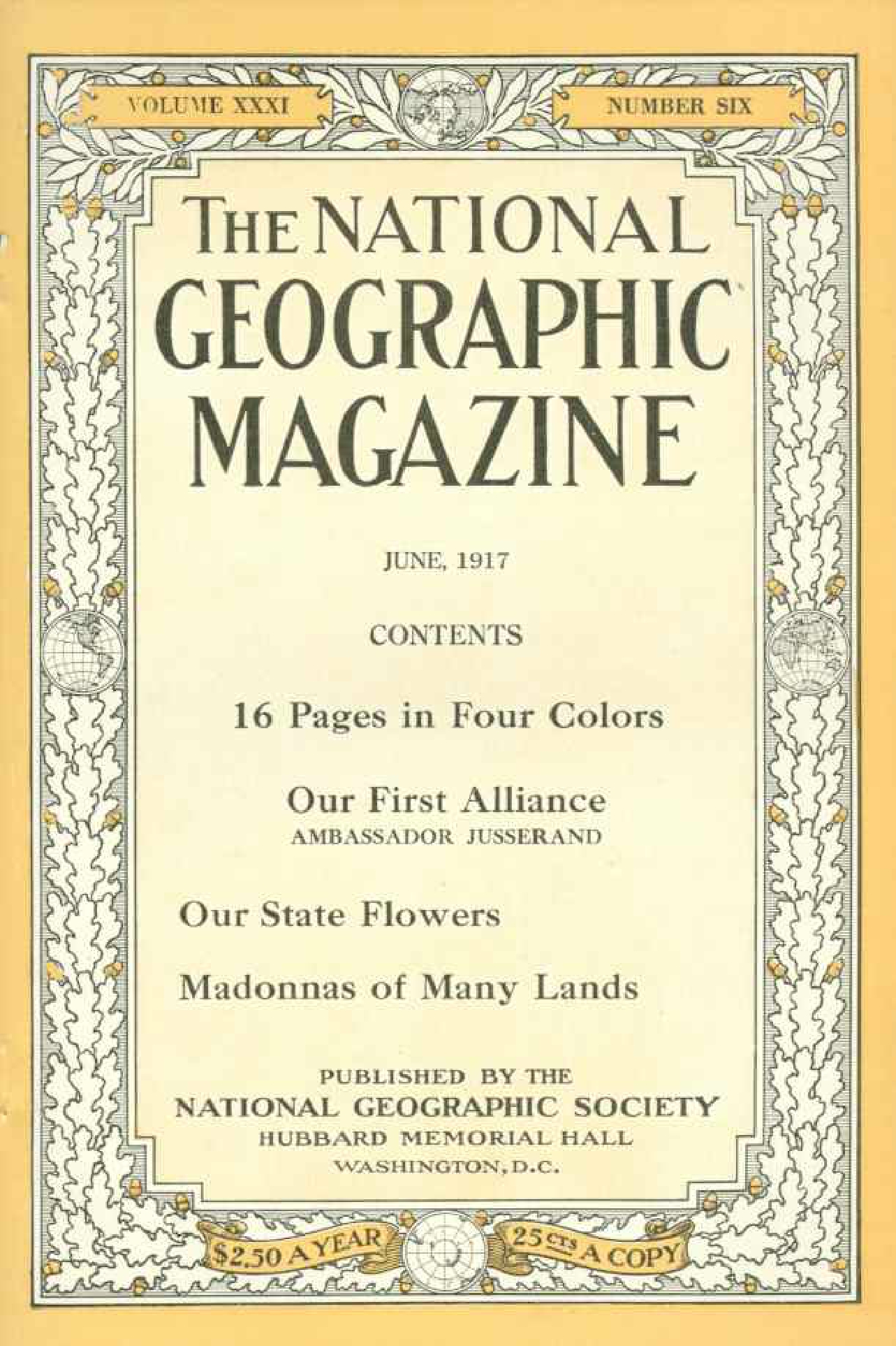 [해외잡지] National Geographic 1917-06 031-6 Jun