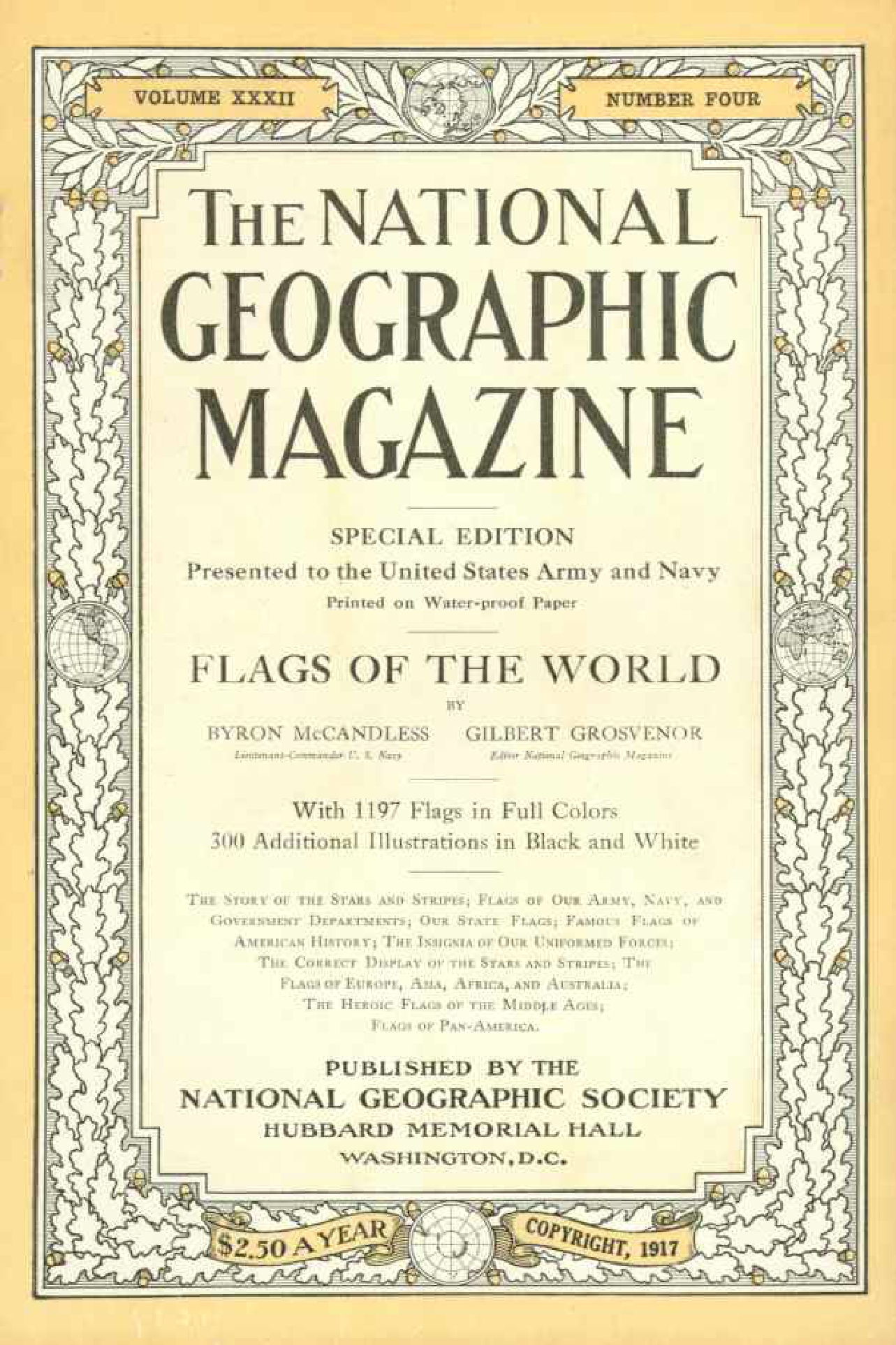 [해외잡지] National Geographic 1917-10 032-4 Oct