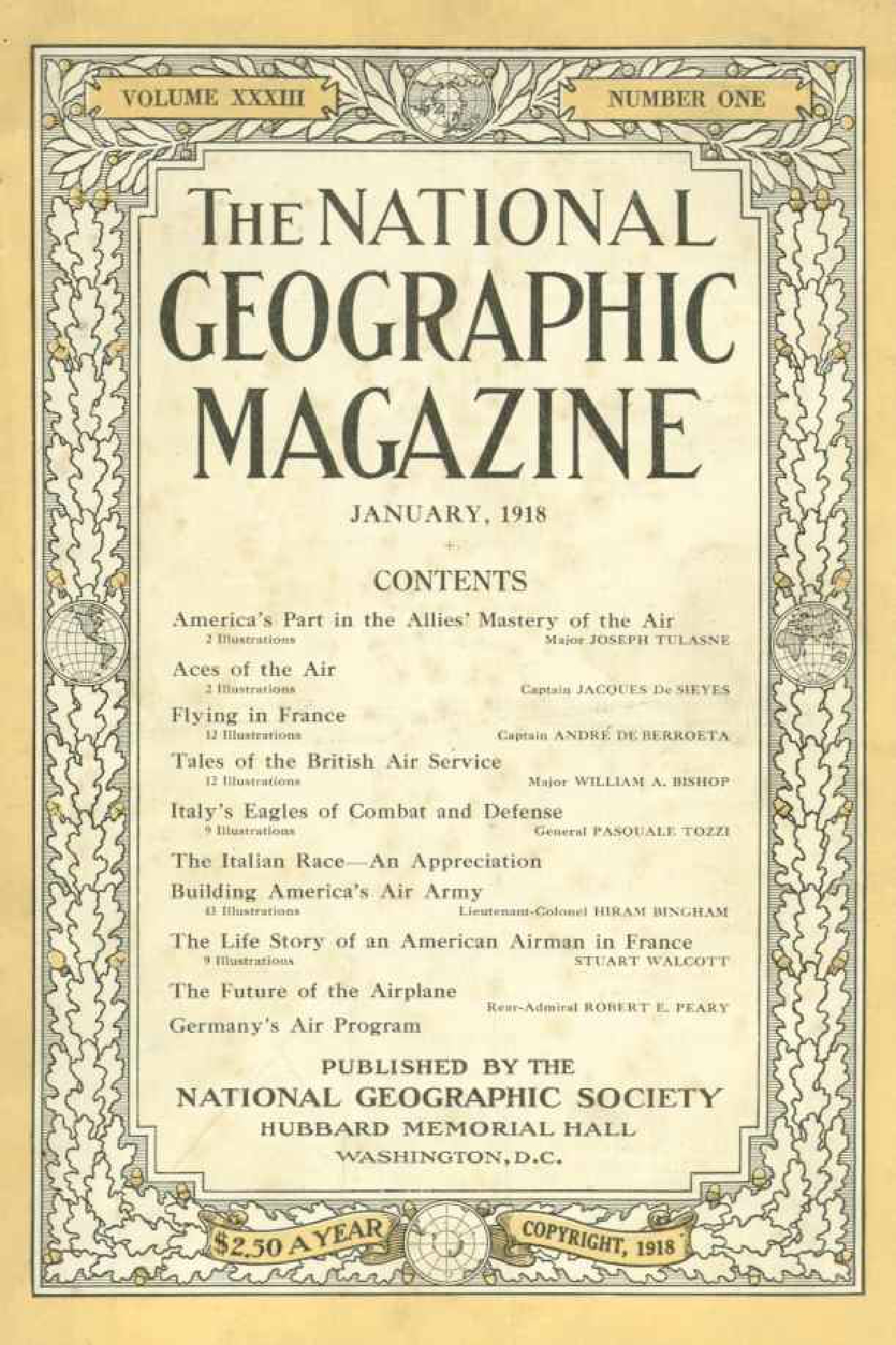 [해외잡지] National Geographic 1918-01 033-1 Jan