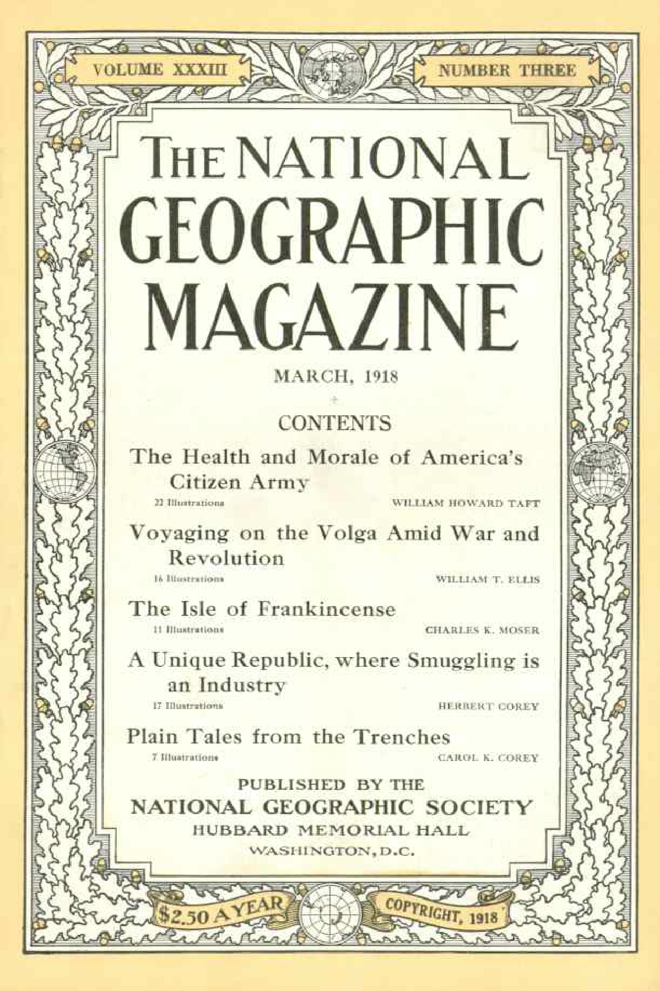 [해외잡지] National Geographic 1918-03 033-3 Mar