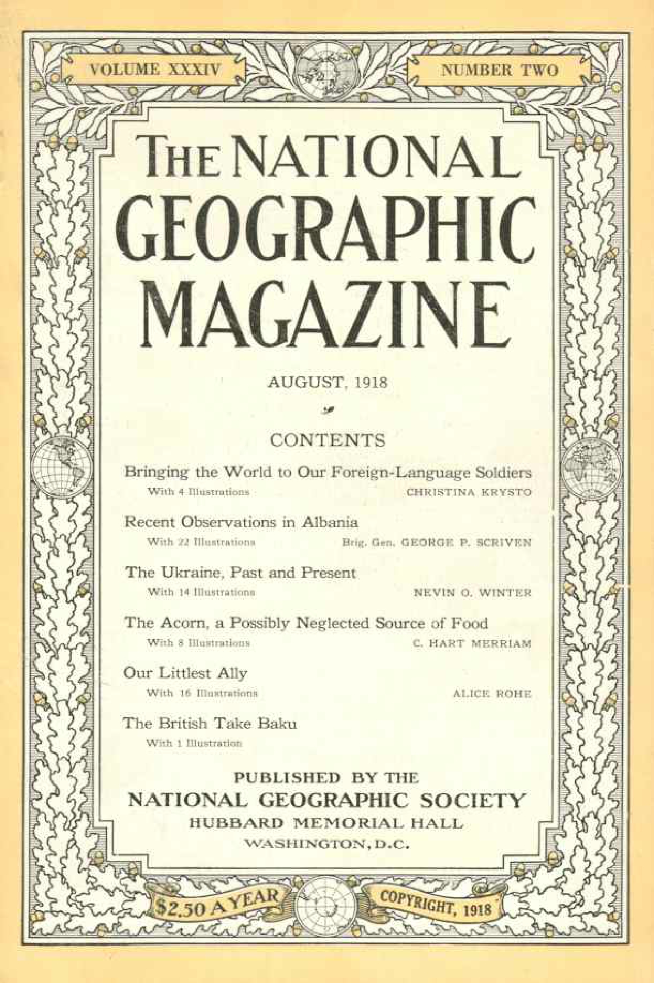 [해외잡지] National Geographic 1918-08 034-2 Aug