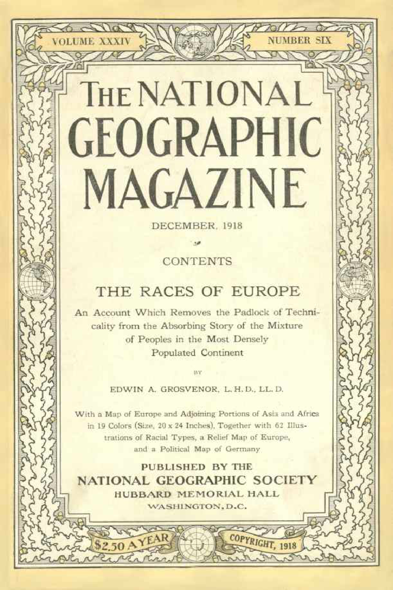 [해외잡지] National Geographic 1918-12 034-6 Dec