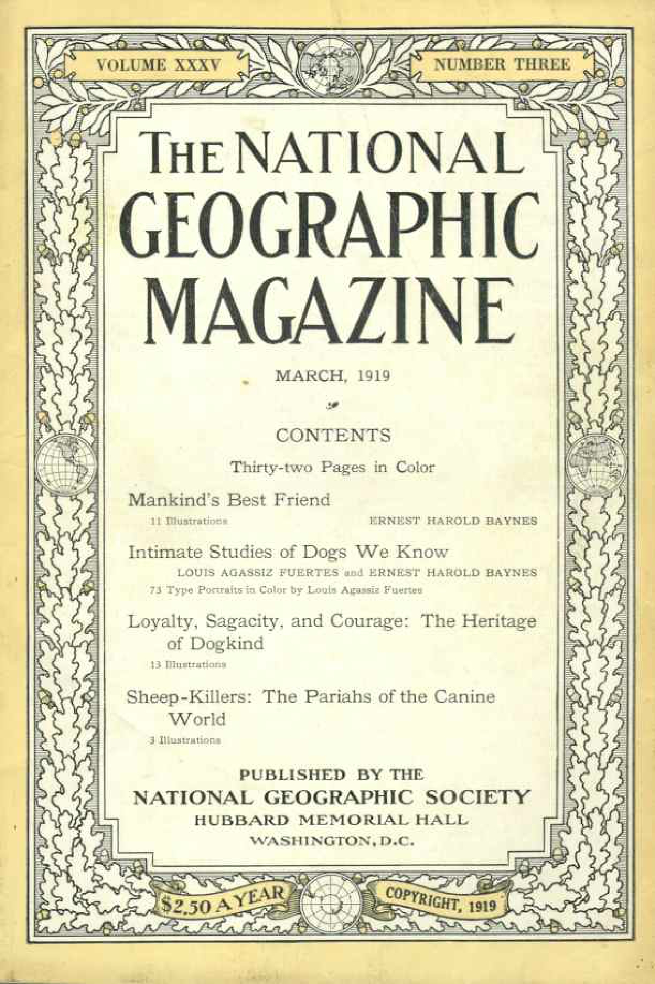 [해외잡지] National Geographic 1919-03 035-3 Mar