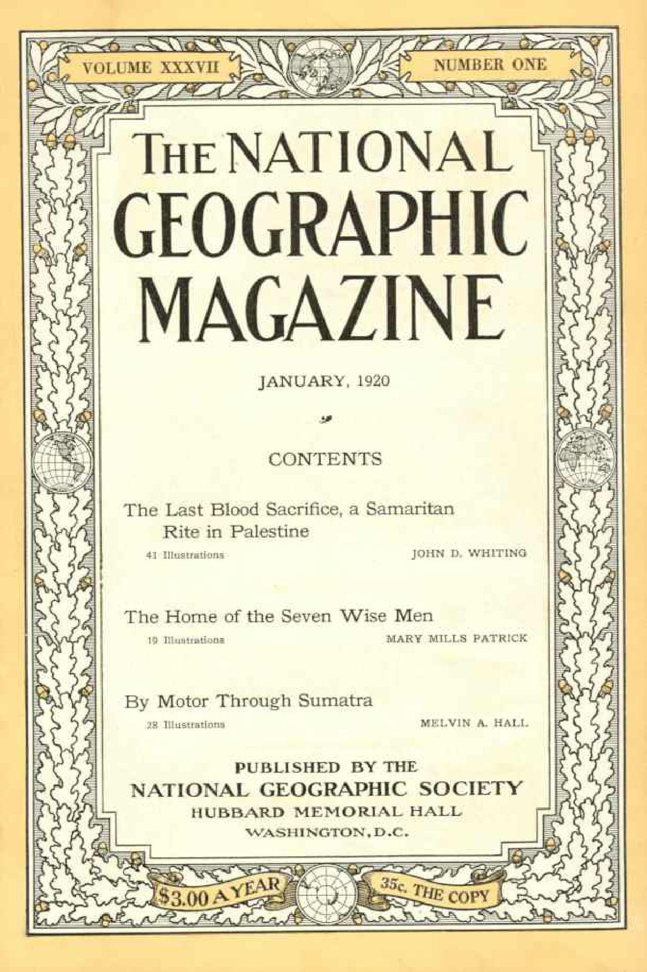 [해외잡지] National Geographic 1920-01 037-1 Jan