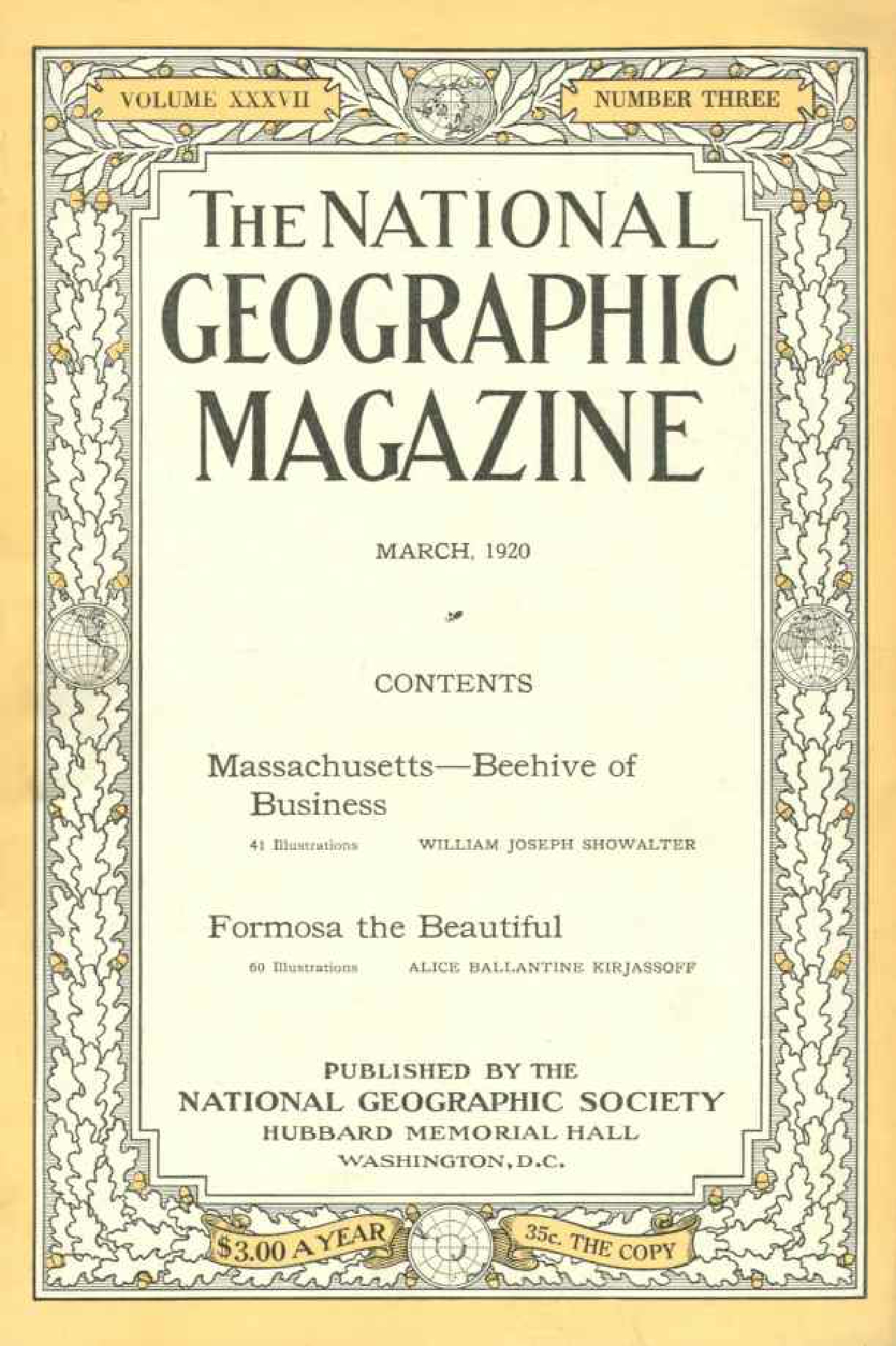 [해외잡지] National Geographic 1920-03 037-3 Mar