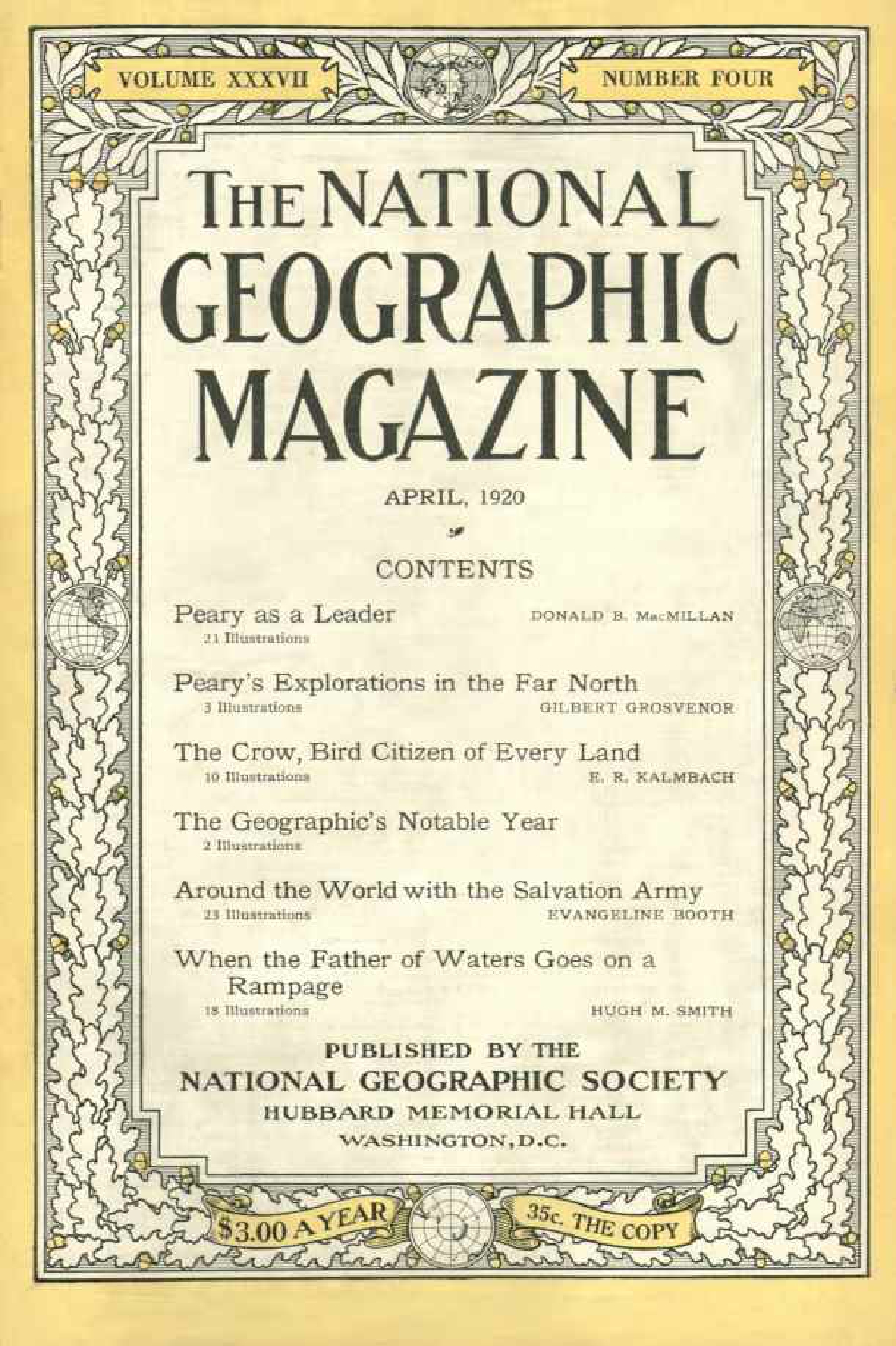 [해외잡지] National Geographic 1920-04 037-4 Apr