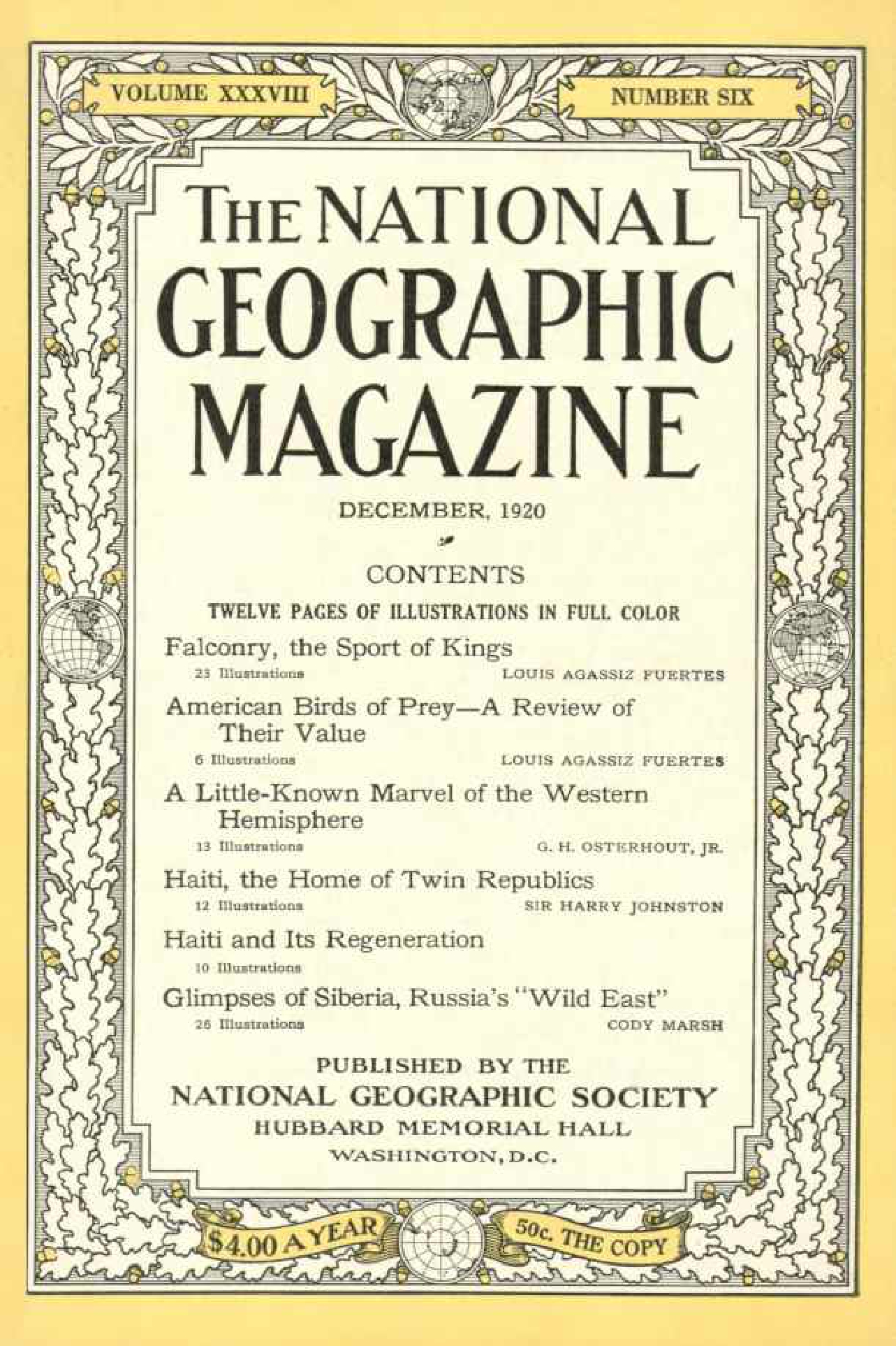 [해외잡지] National Geographic 1920-12 038-6 Dec