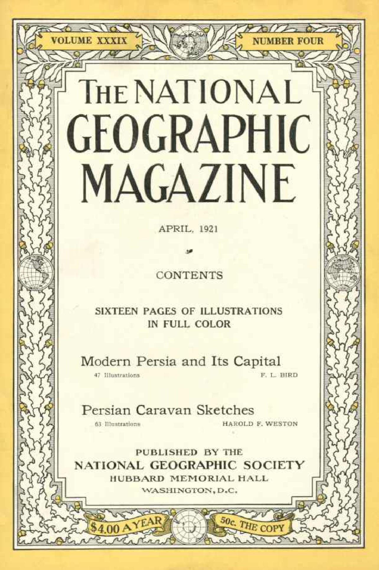 [해외잡지] National Geographic 1921-04 039-4 Apr