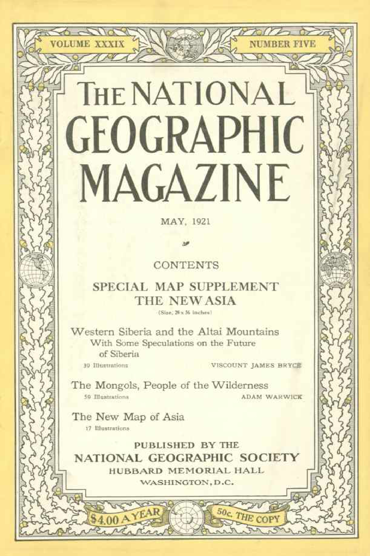 [해외잡지] National Geographic 1921-05 039-5 May
