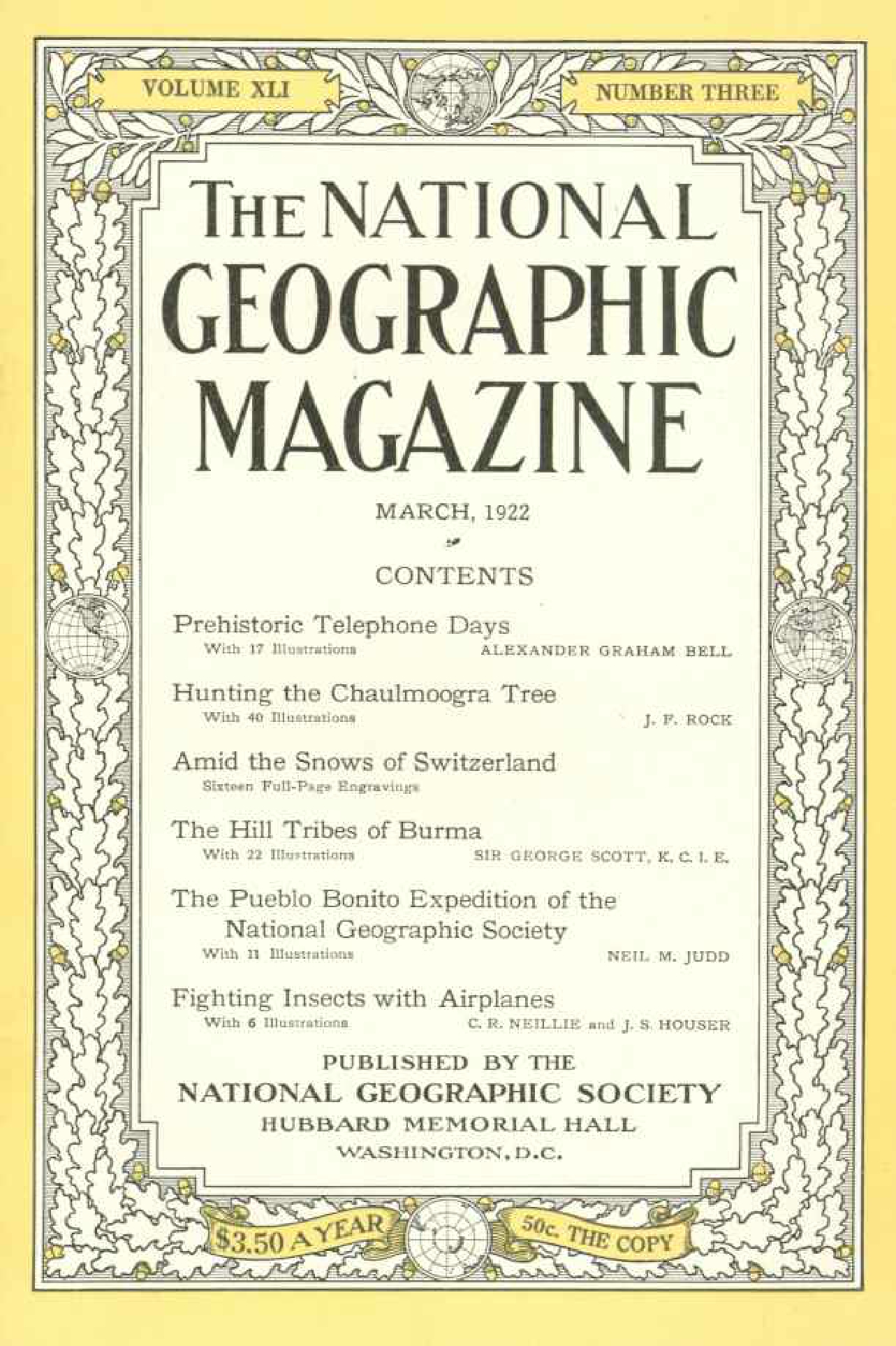 [해외잡지] National Geographic 1922-03 041-3 Mar