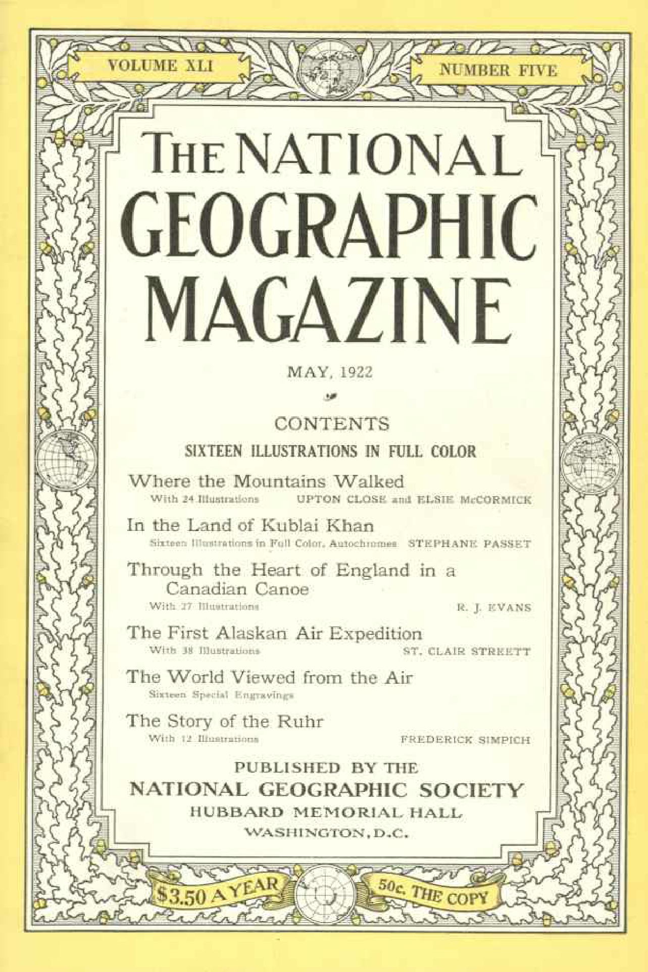 [해외잡지] National Geographic 1922-05 041-5 May