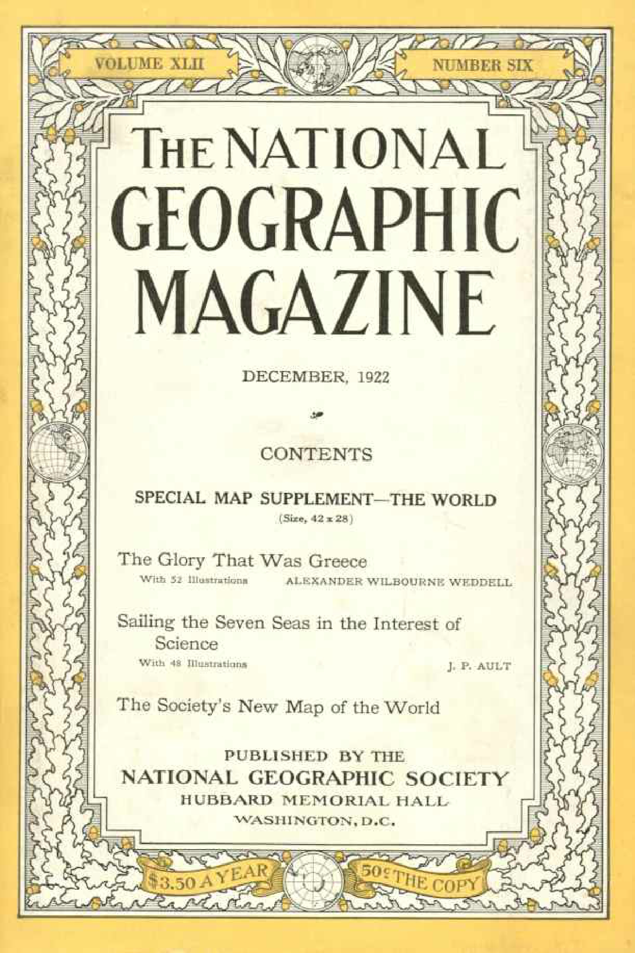[해외잡지] National Geographic 1922-12 042-6 Dec