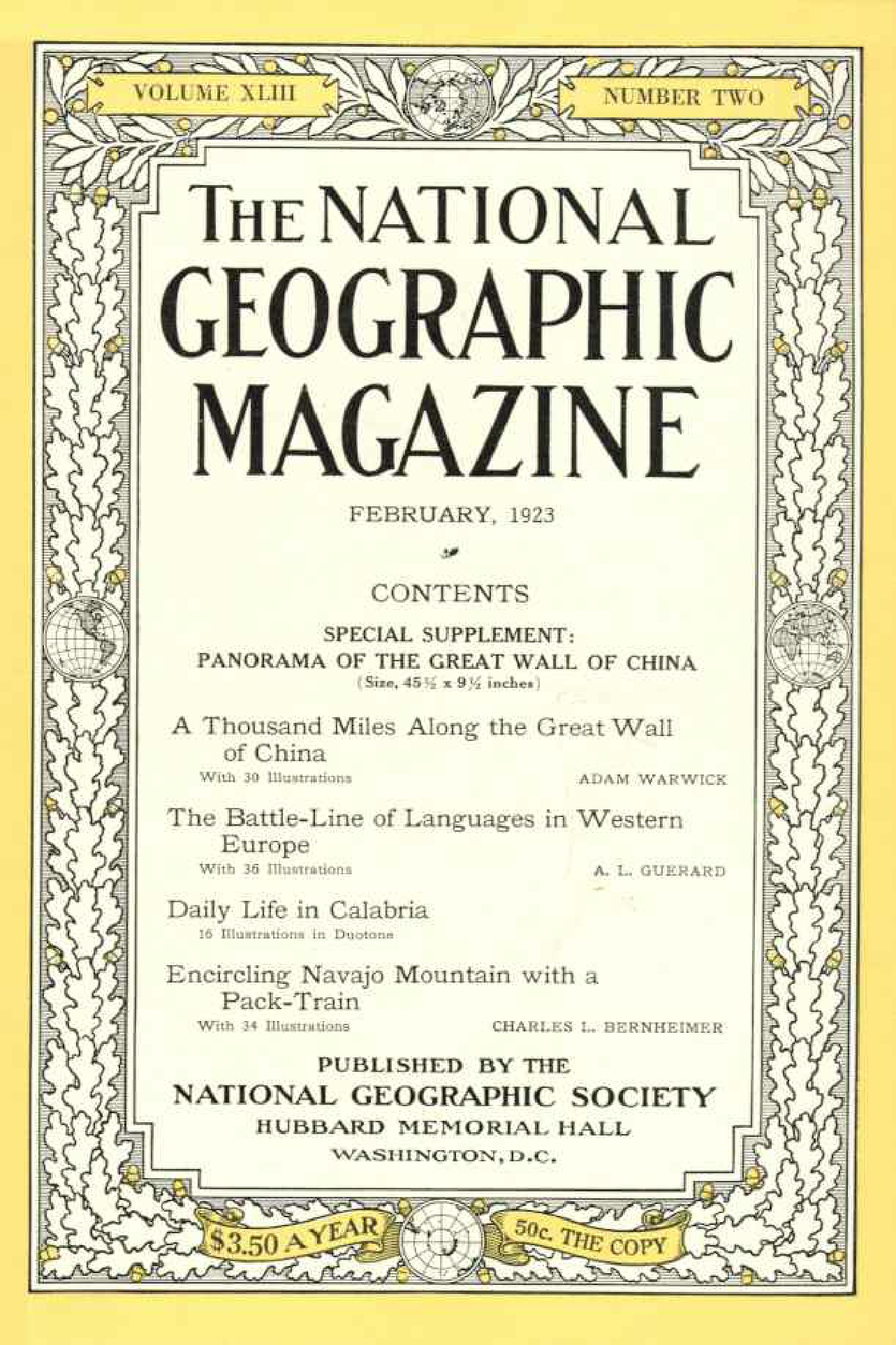 [해외잡지] National Geographic 1923-02 043-2 Feb