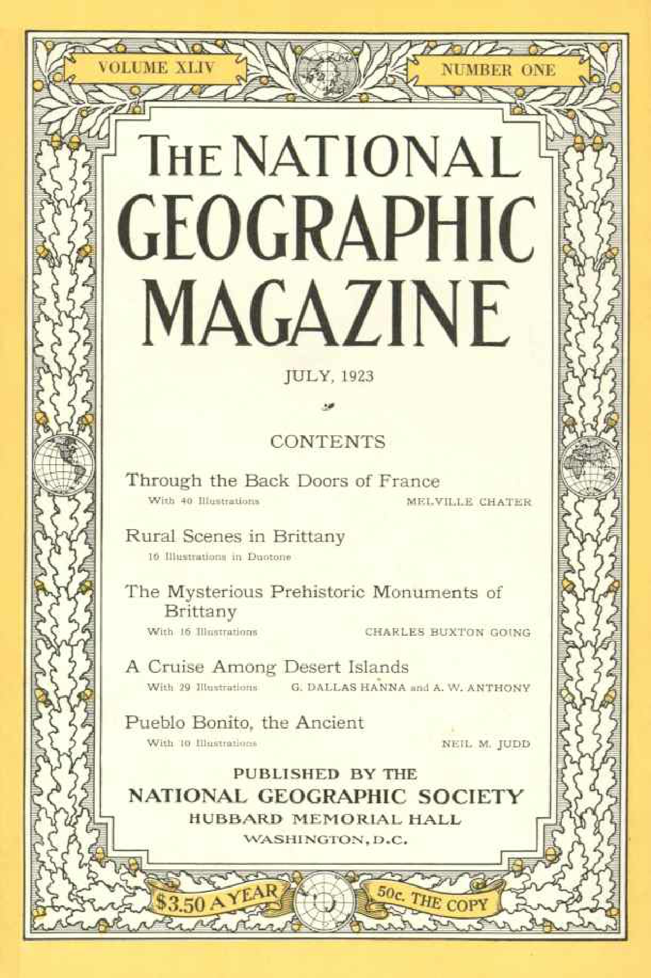 [해외잡지] National Geographic 1923-07 044-1 Jul