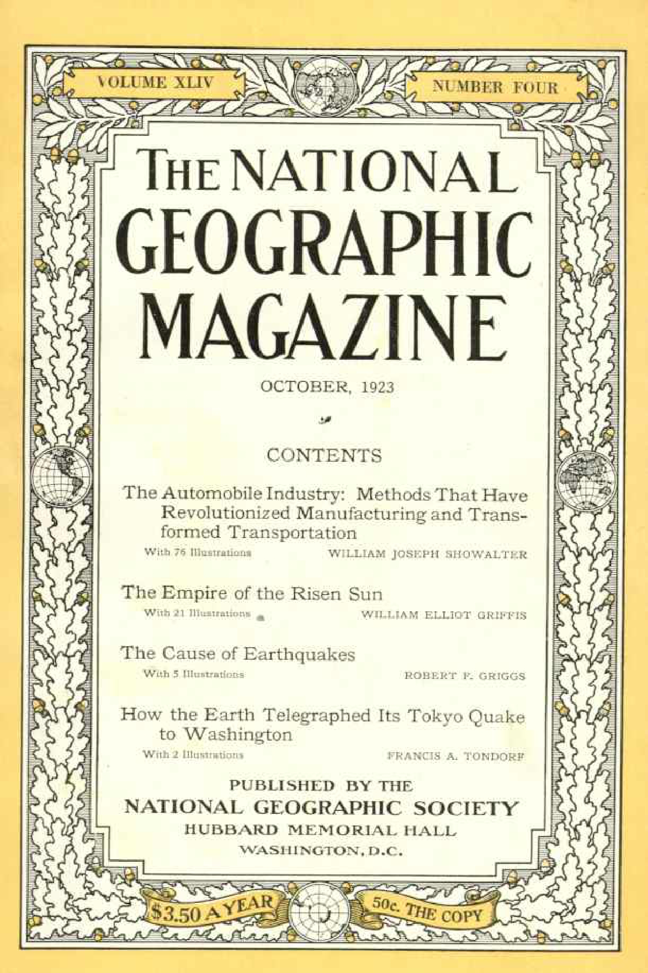 [해외잡지] National Geographic 1923-10 044-4 Oct