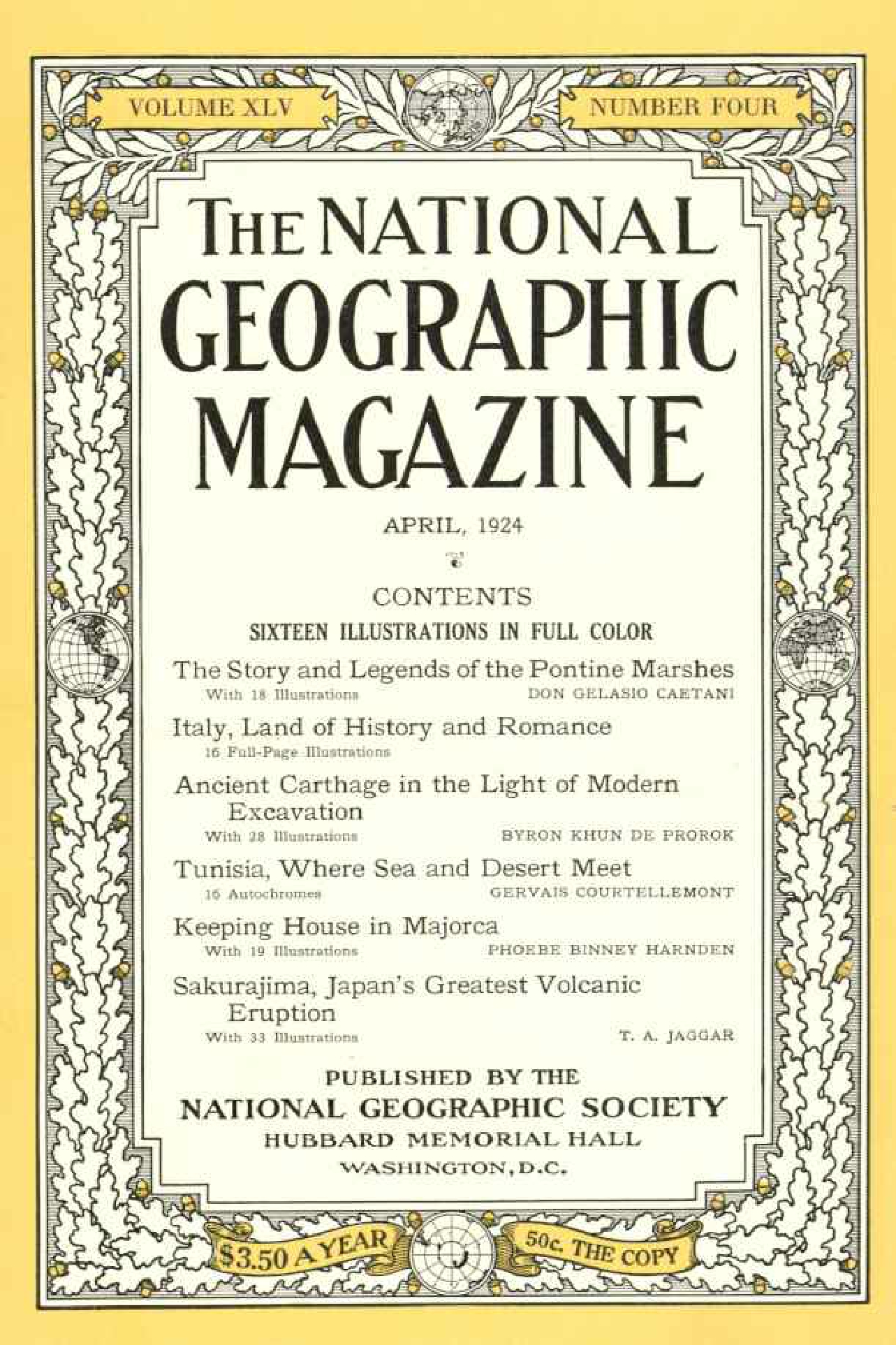 [해외잡지] National Geographic 1924-04 045-4 Apr