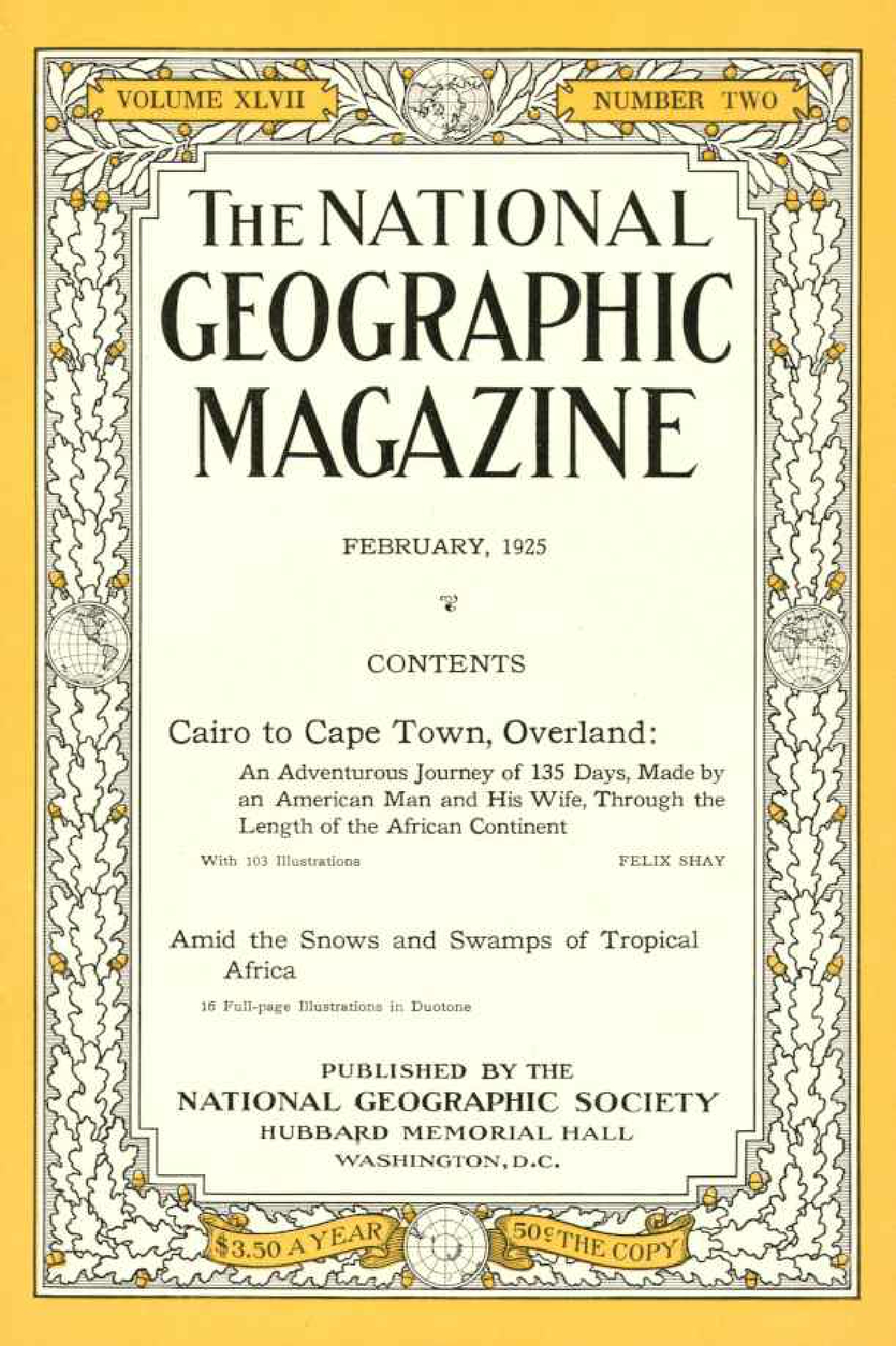[해외잡지] National Geographic 1925-02 047-2 Feb