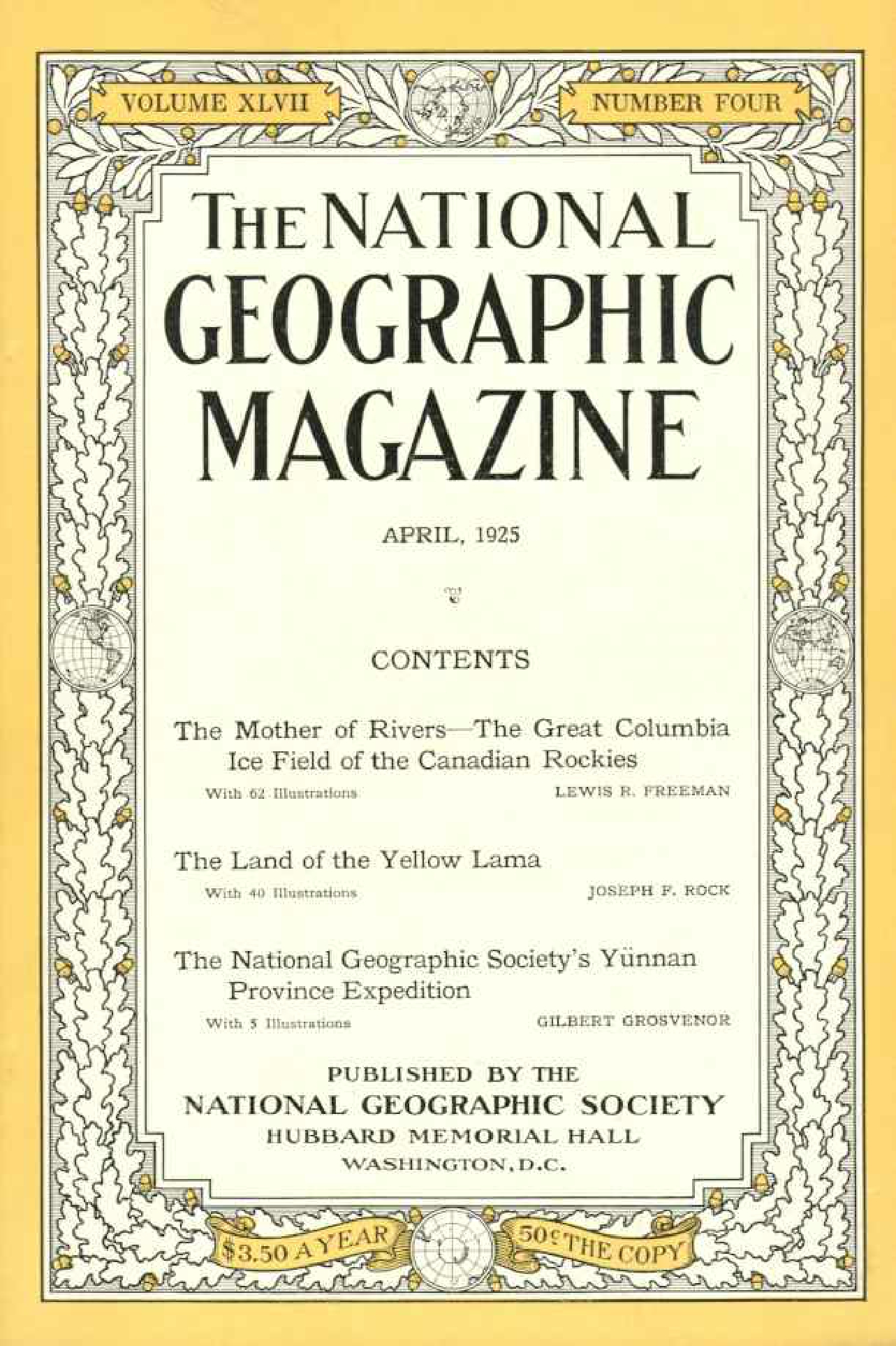 [해외잡지] National Geographic 1925-04 047-4 Apr