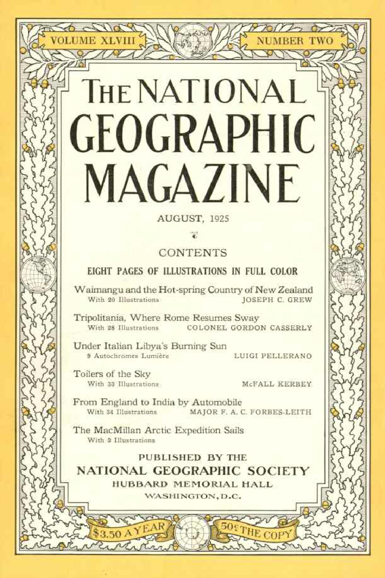 [해외잡지] National Geographic 1925-08 048-2 Aug
