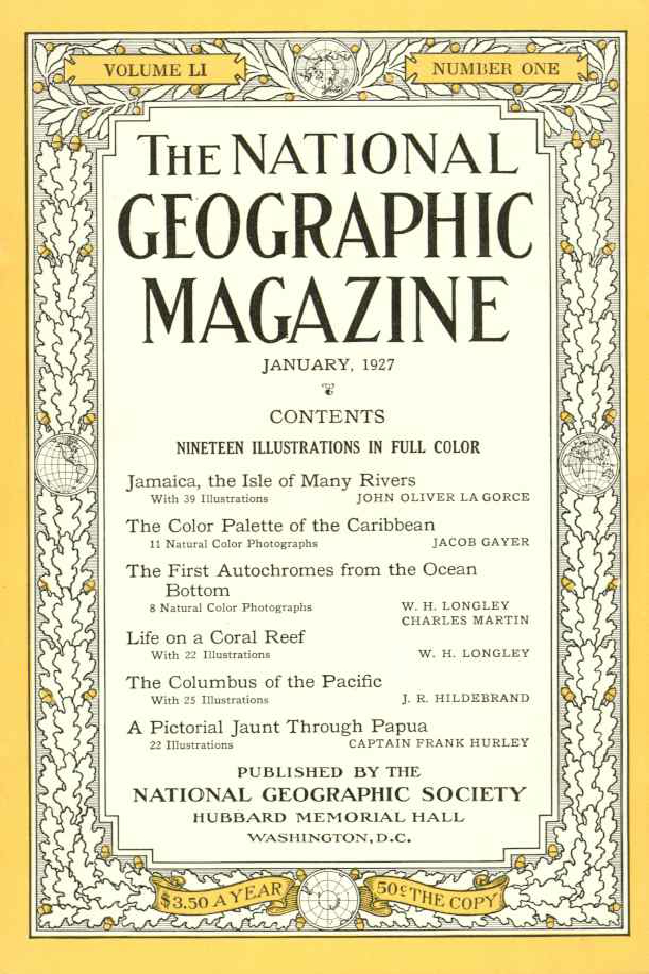 [해외잡지] National Geographic 1927-01 051-1 Jan