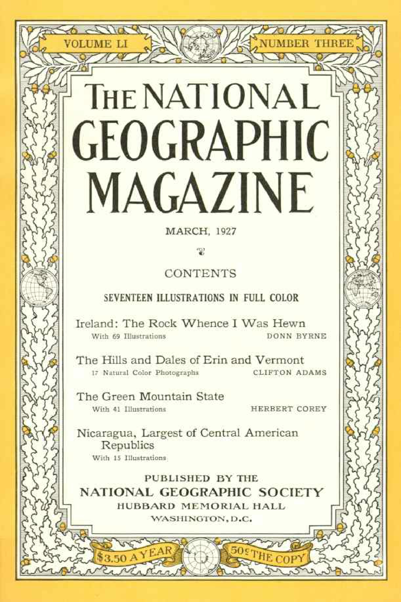 [해외잡지] National Geographic 1927-03 051-3 Mar