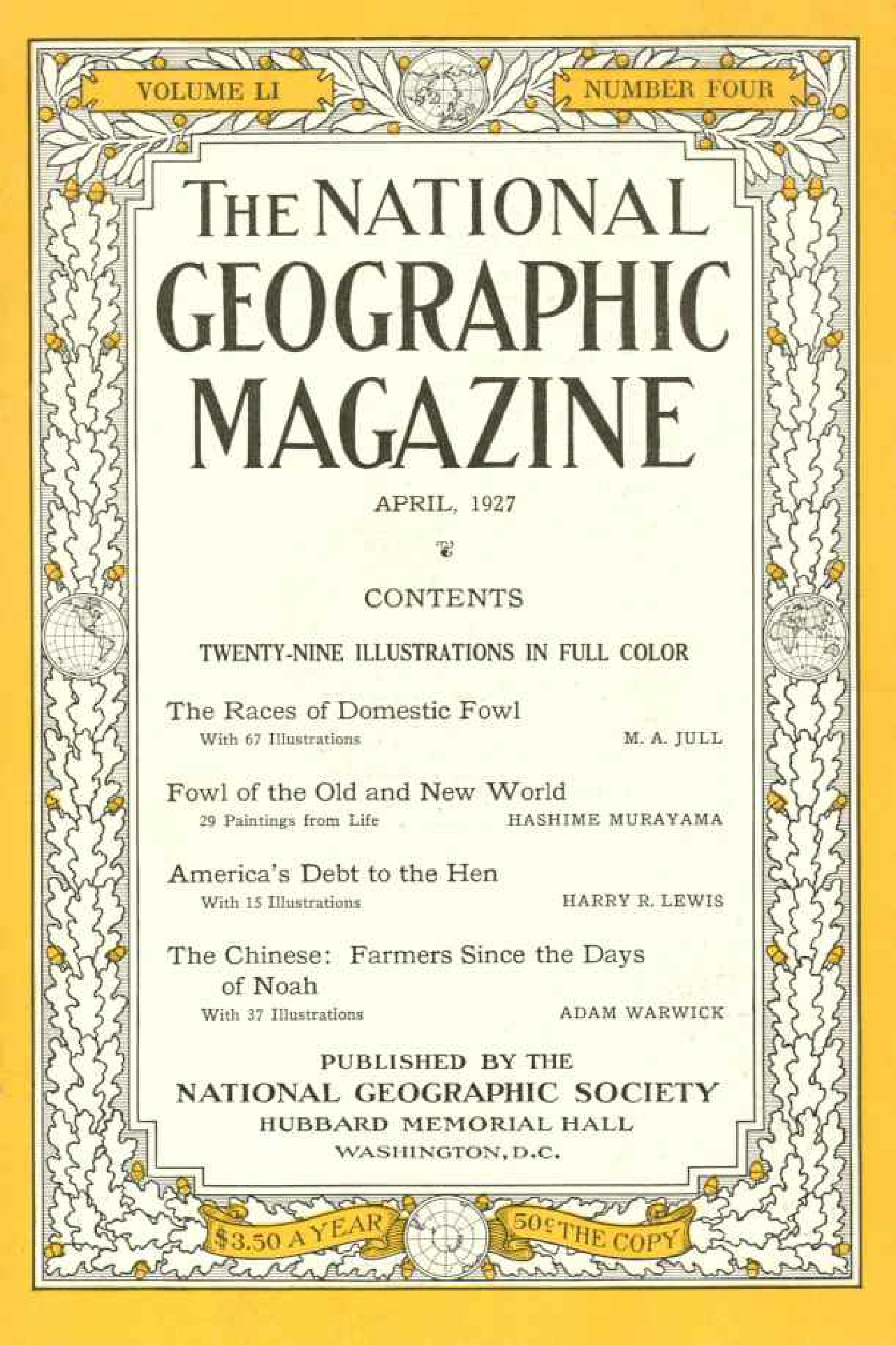 [해외잡지] National Geographic 1927-04 051-4 Apr