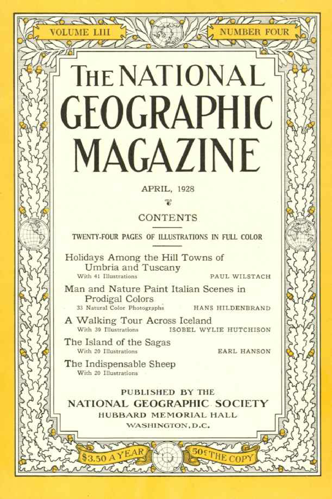 [해외잡지] National Geographic 1928-04 053-4 Apr