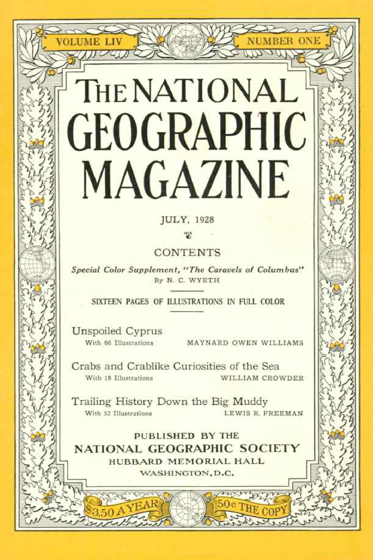[해외잡지] National Geographic 1928-07 054-1 Jul