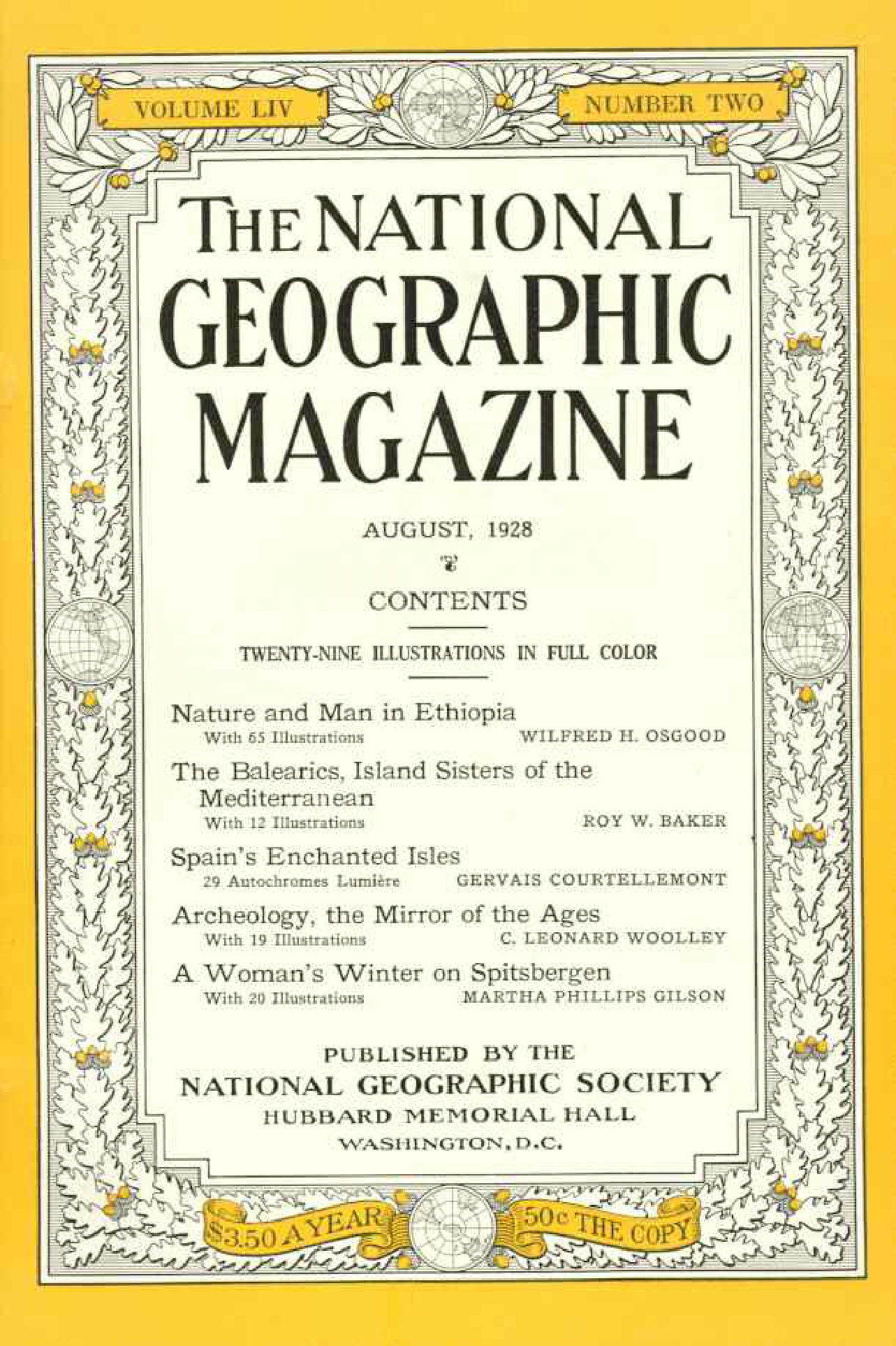 [해외잡지] National Geographic 1928-08 054-2 Aug