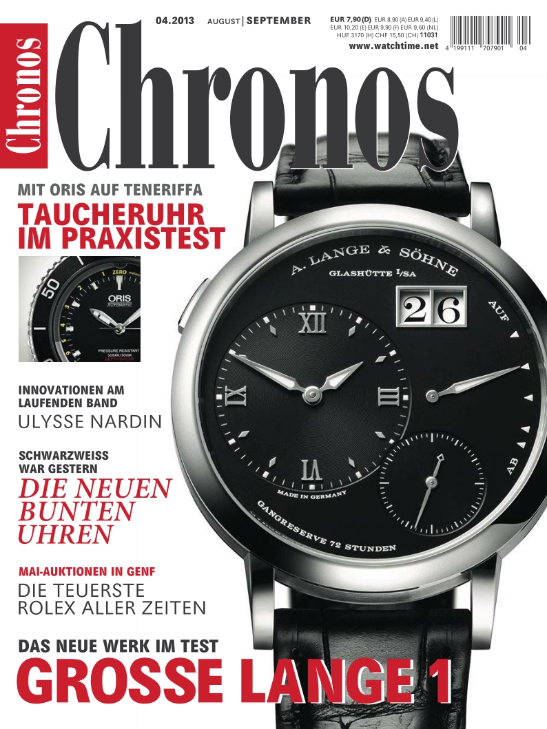 [해외잡지-2013] Chronos Uhrenmagazin No 04 2013
