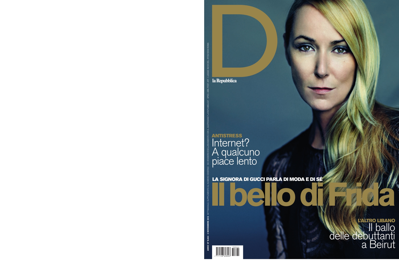 [해외잡지-2013] D la Repubblica delle donne N.864 (02-11-2013)