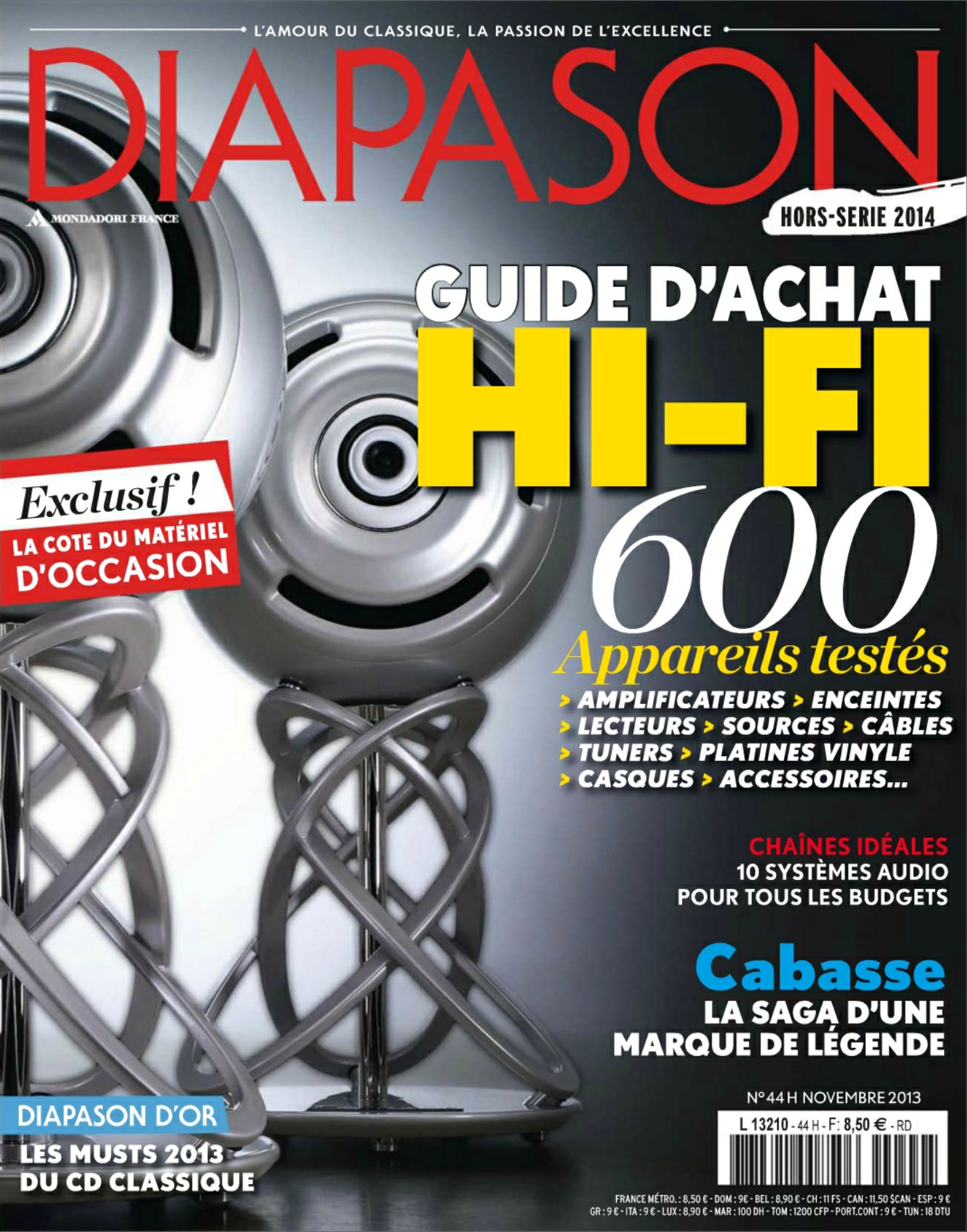[해외잡지-2013] Diapason Hors-Serie N 44 - Novembre 2013