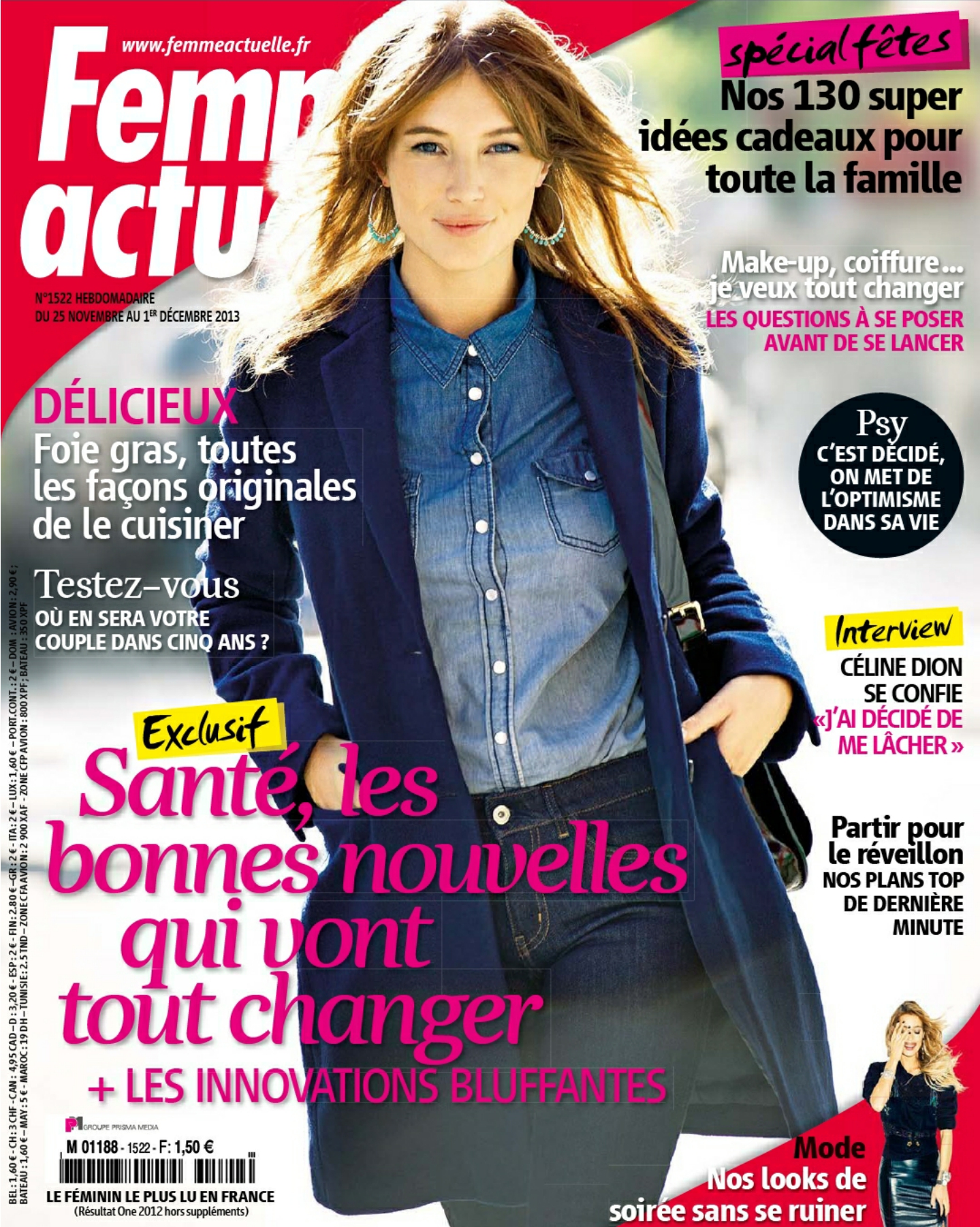 [해외잡지-2013] Femme Actuelle N 1522 - 25 Novembre au 1er Dec..