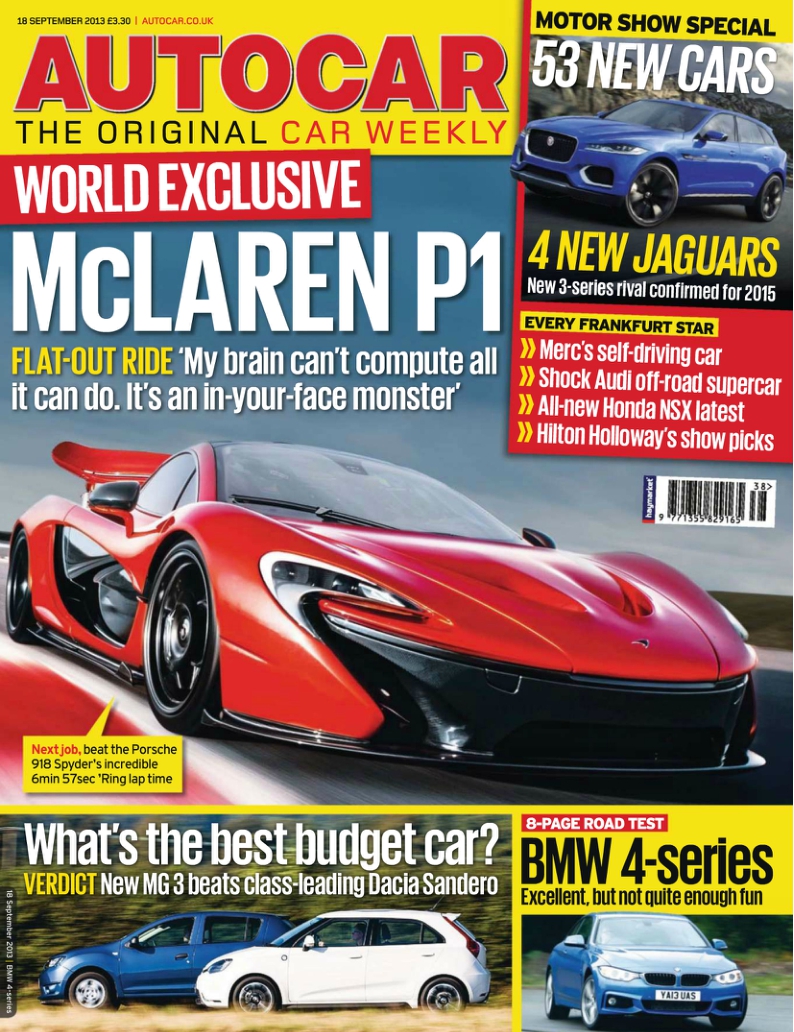 [해외잡지-2013] Autocar UK - 18 September 2013