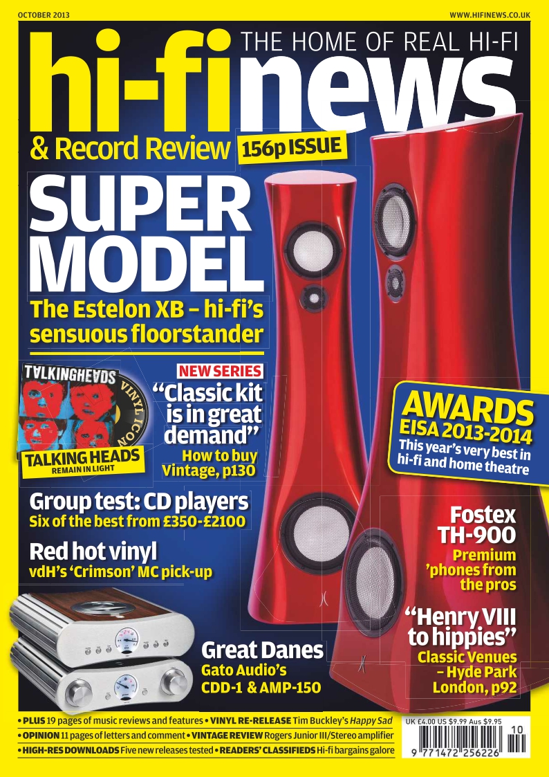 [해외잡지-2013] HifiNews 2013-10
