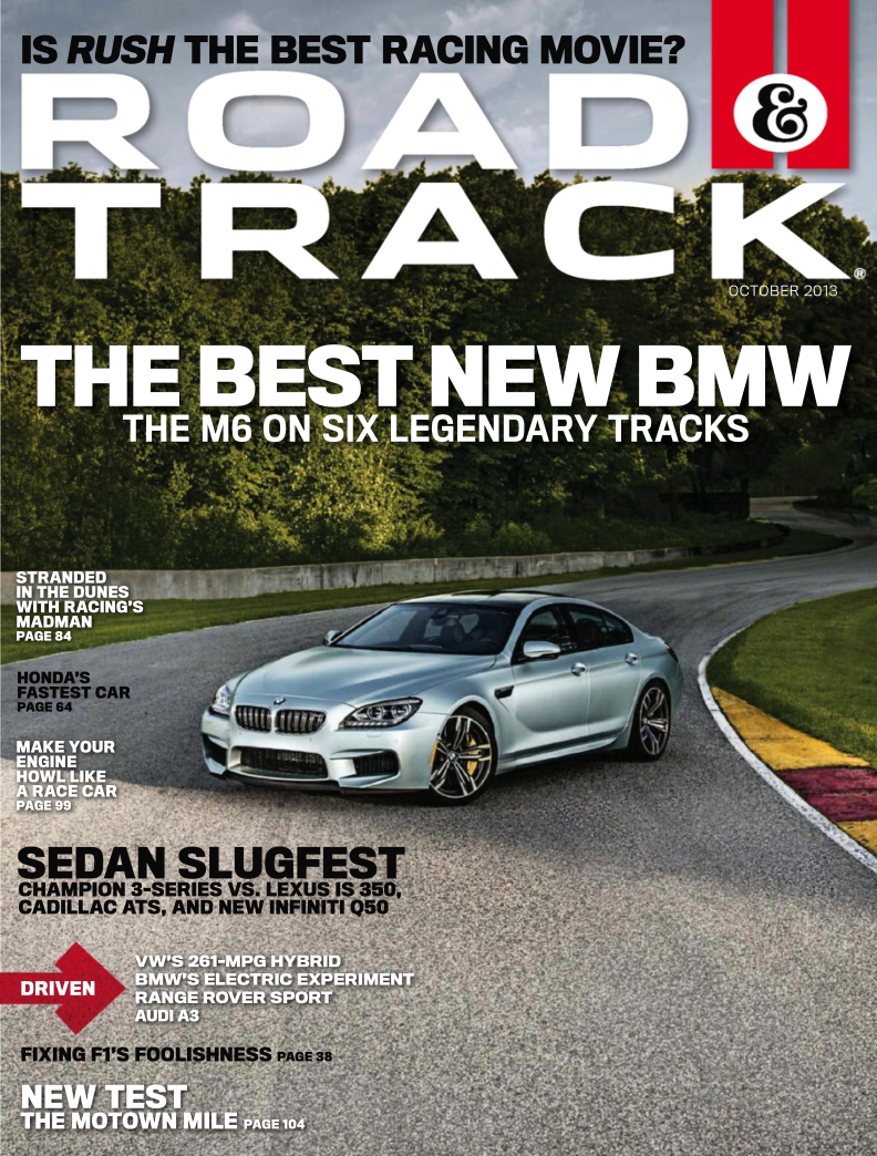 [해외잡지-2013] Road & Track 2013-10