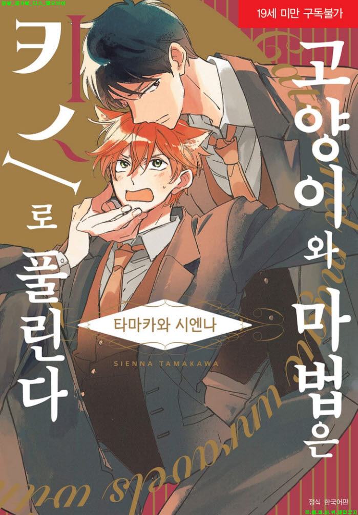 [BL만화] 타마카와 시엔나 - 고냥이와 마법은 ㅋl스로 풀린다